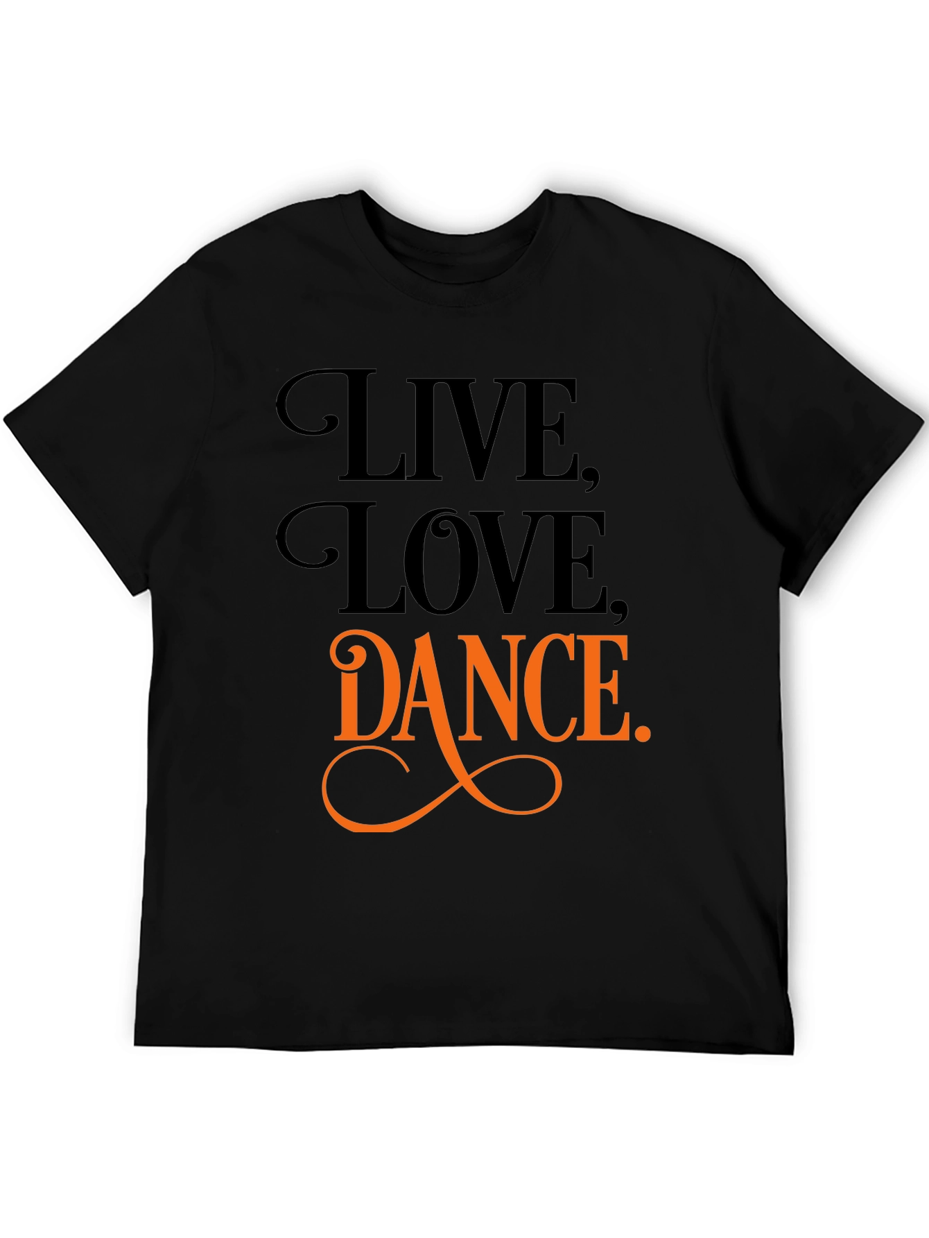 Black Live, Love, Dance Graphic Tee view 5