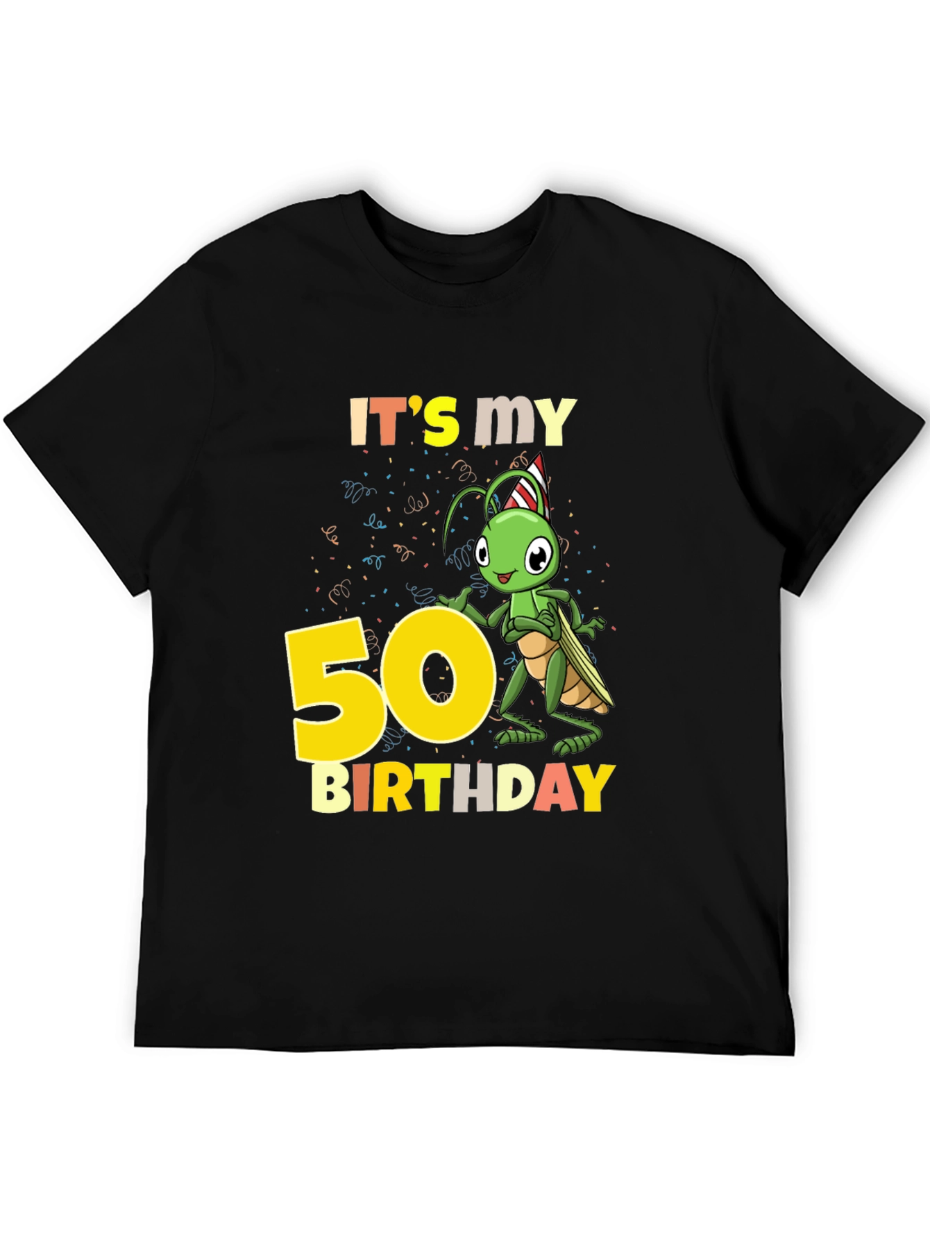 50th Birthday Cricket Graphic Tee - 5