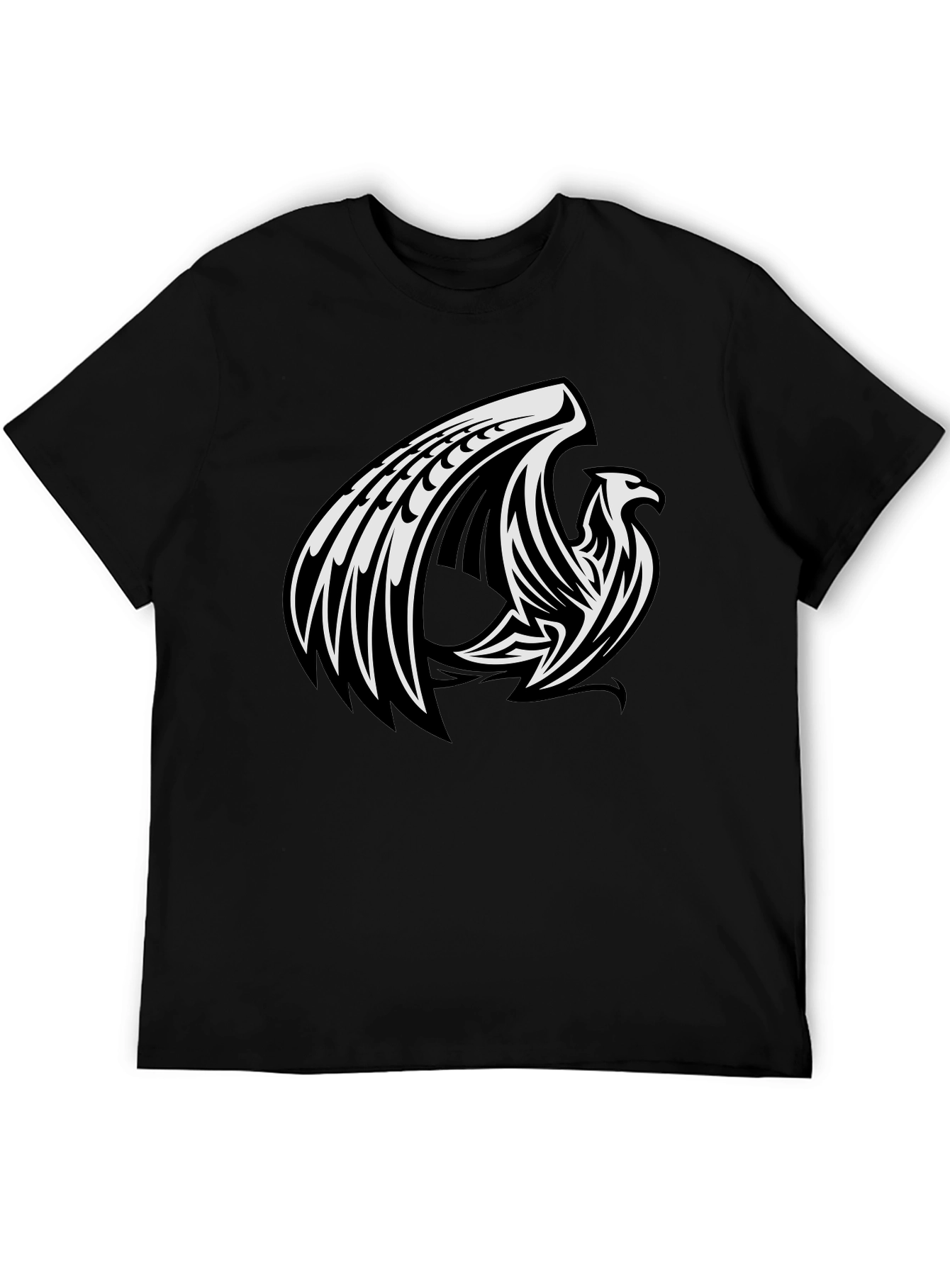 Black Phoenix Graphic Black T-Shirt view 5