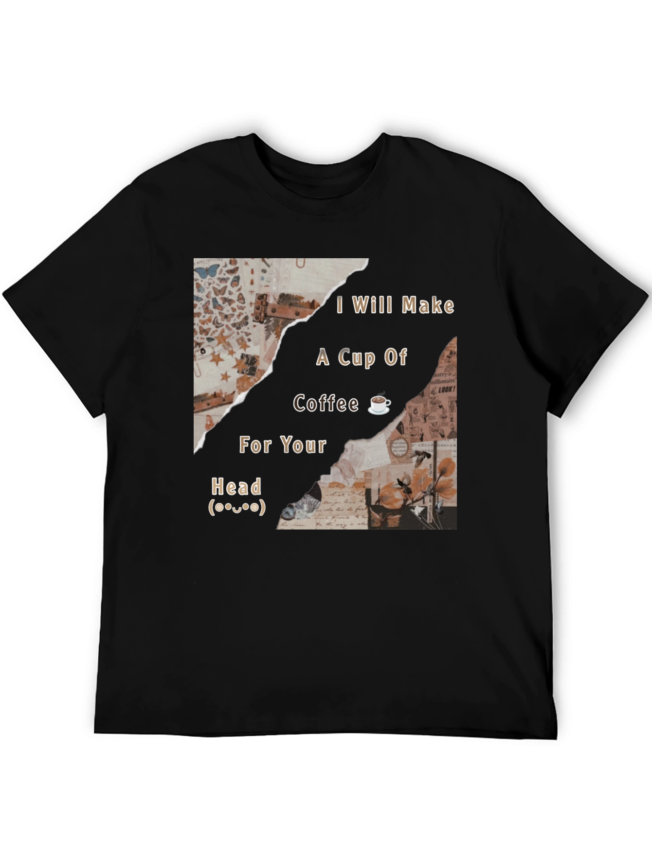 Black I Will Make Coffee For Your Head T-Shirt view 5
