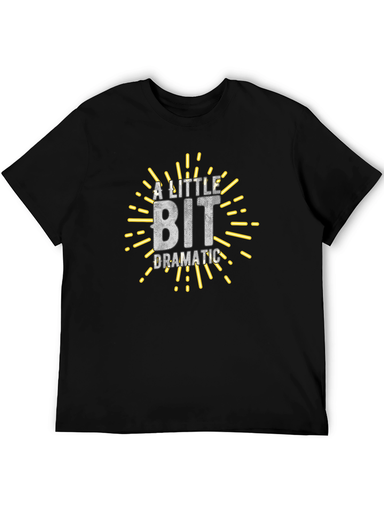 A Little Bit Dramatic Graphic Tee - Black - 5