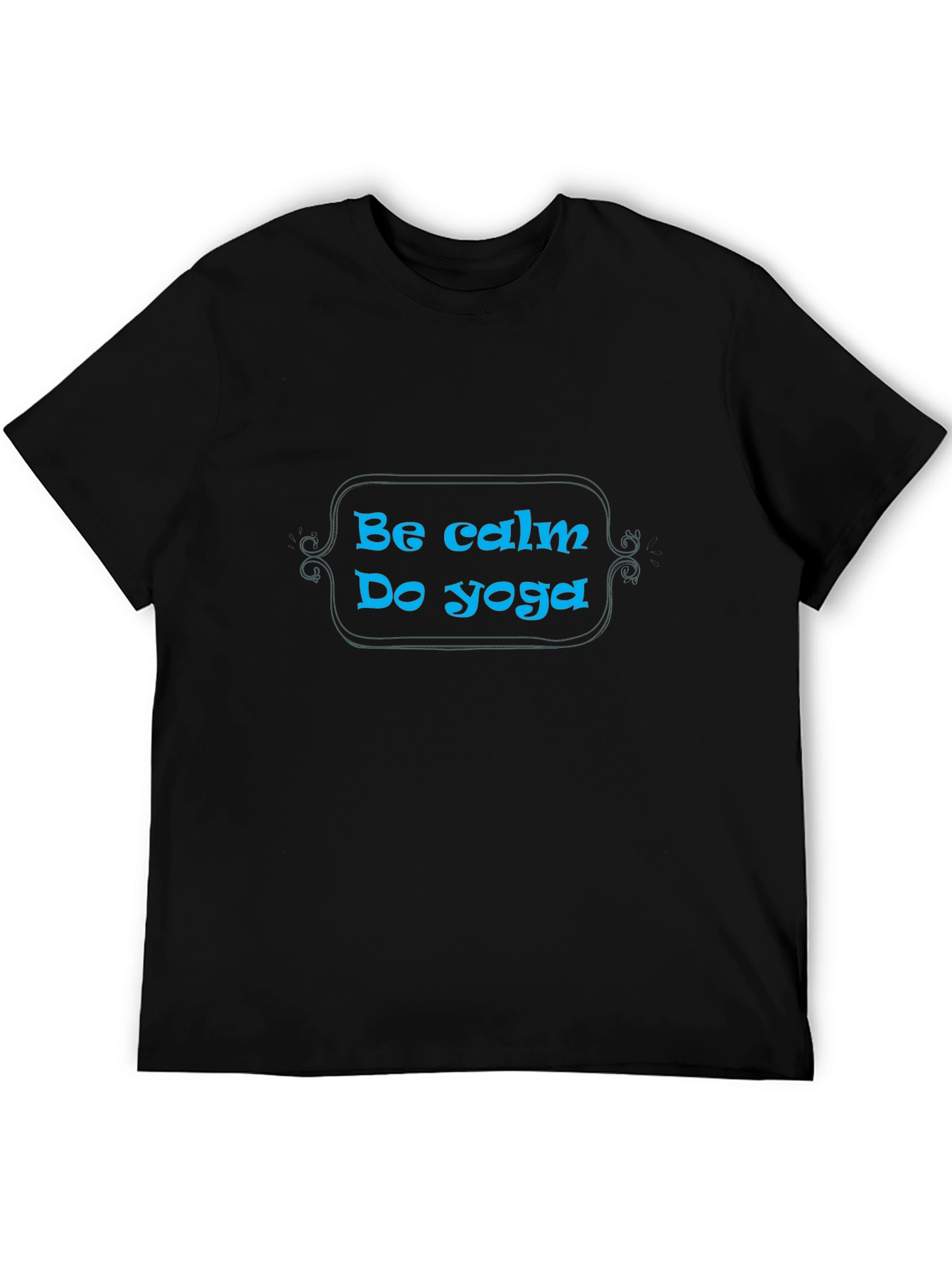 Black Calm Yoga T-Shirt view 5