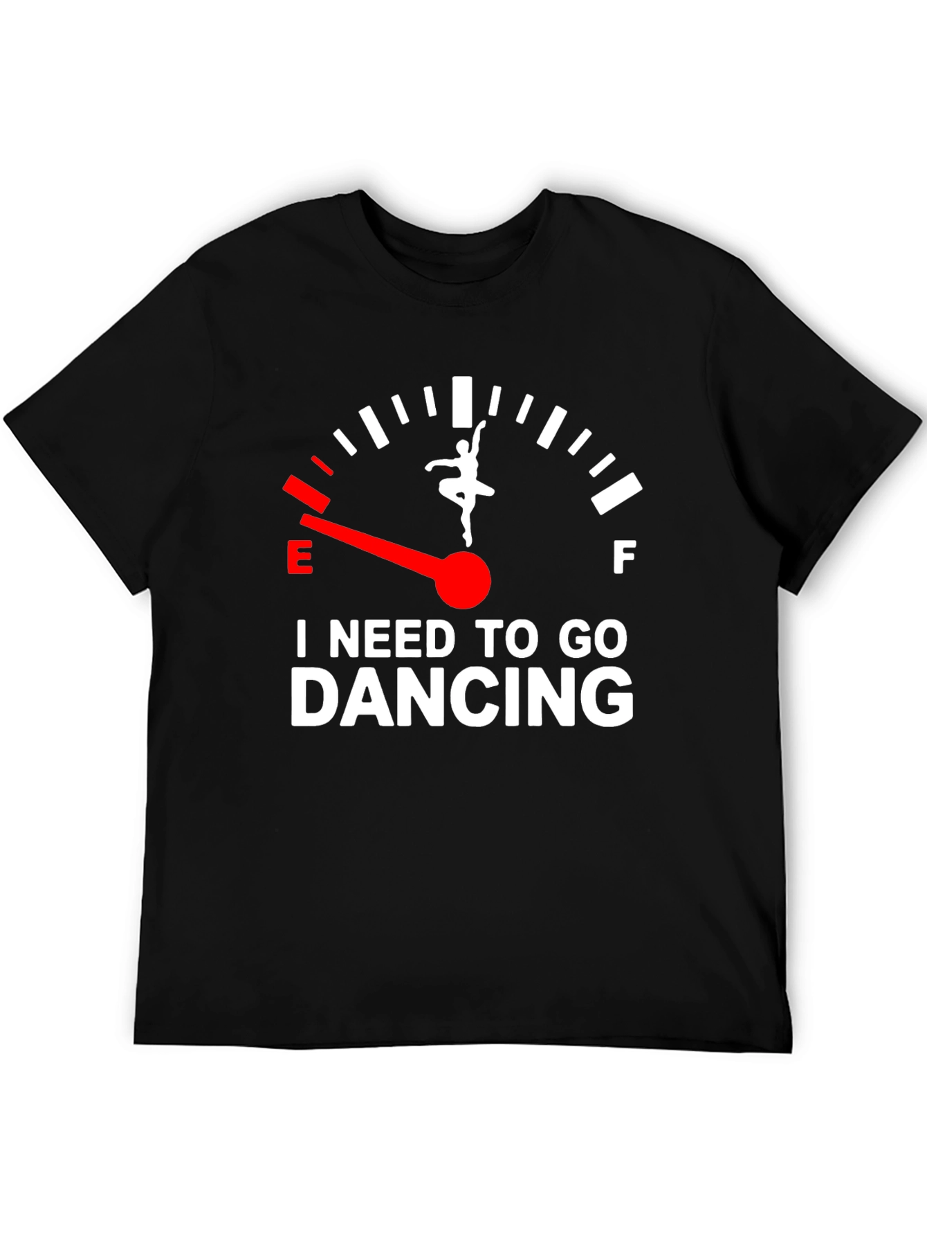 Black I Need To Go Dancing T-Shirt view 5