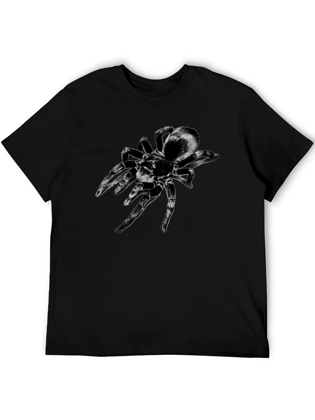 Black Tarantula Graphic Tee - Bold Spider Design view 5