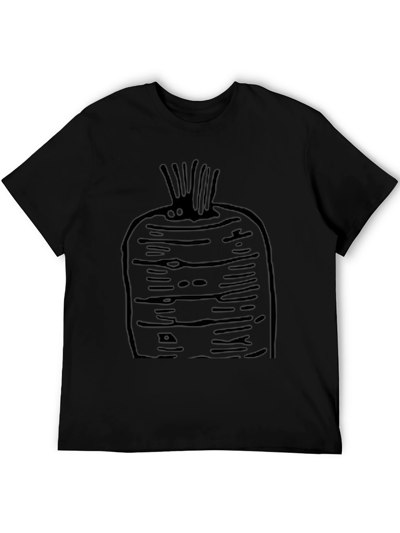 Black Black Beetroot Graphic Tee - Unisex view 5