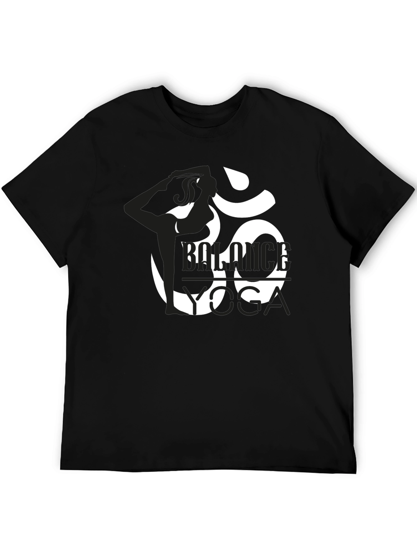 Black Balance Yoga Black T-Shirt view 5