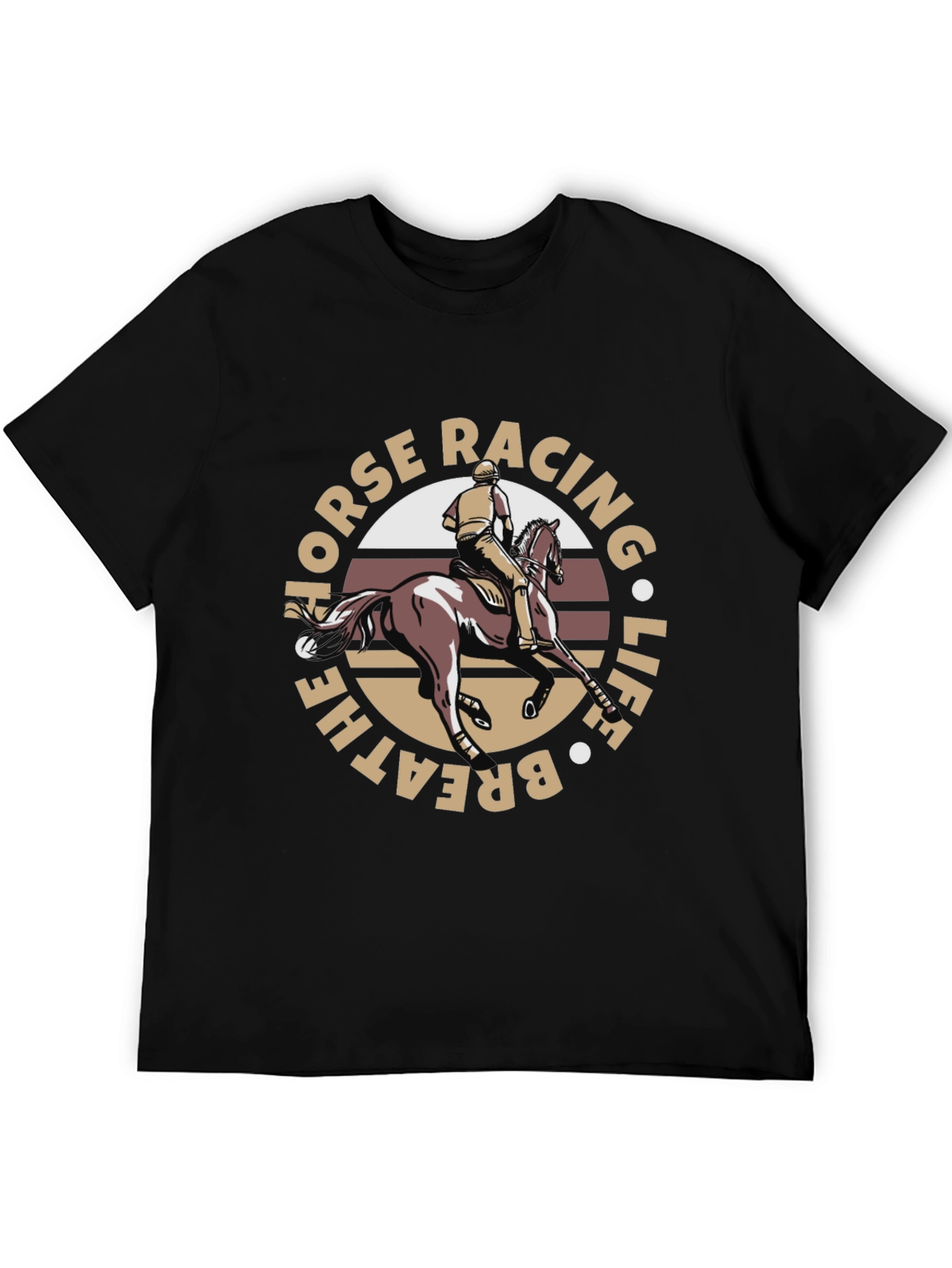 Black Horse Racing Graphic Tee view 5