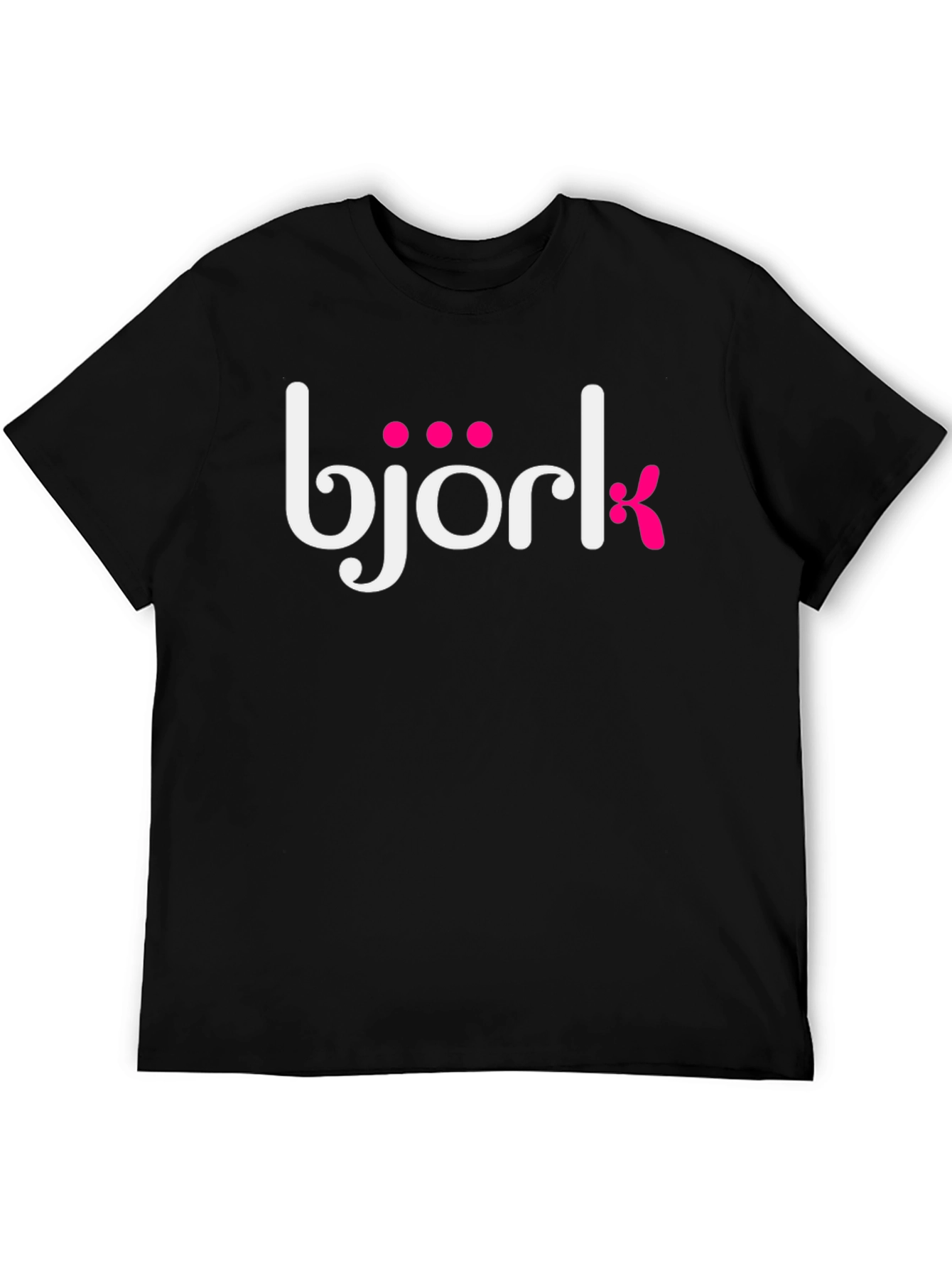 Black Bjork T-Shirt - Black Graphic Tee view 5