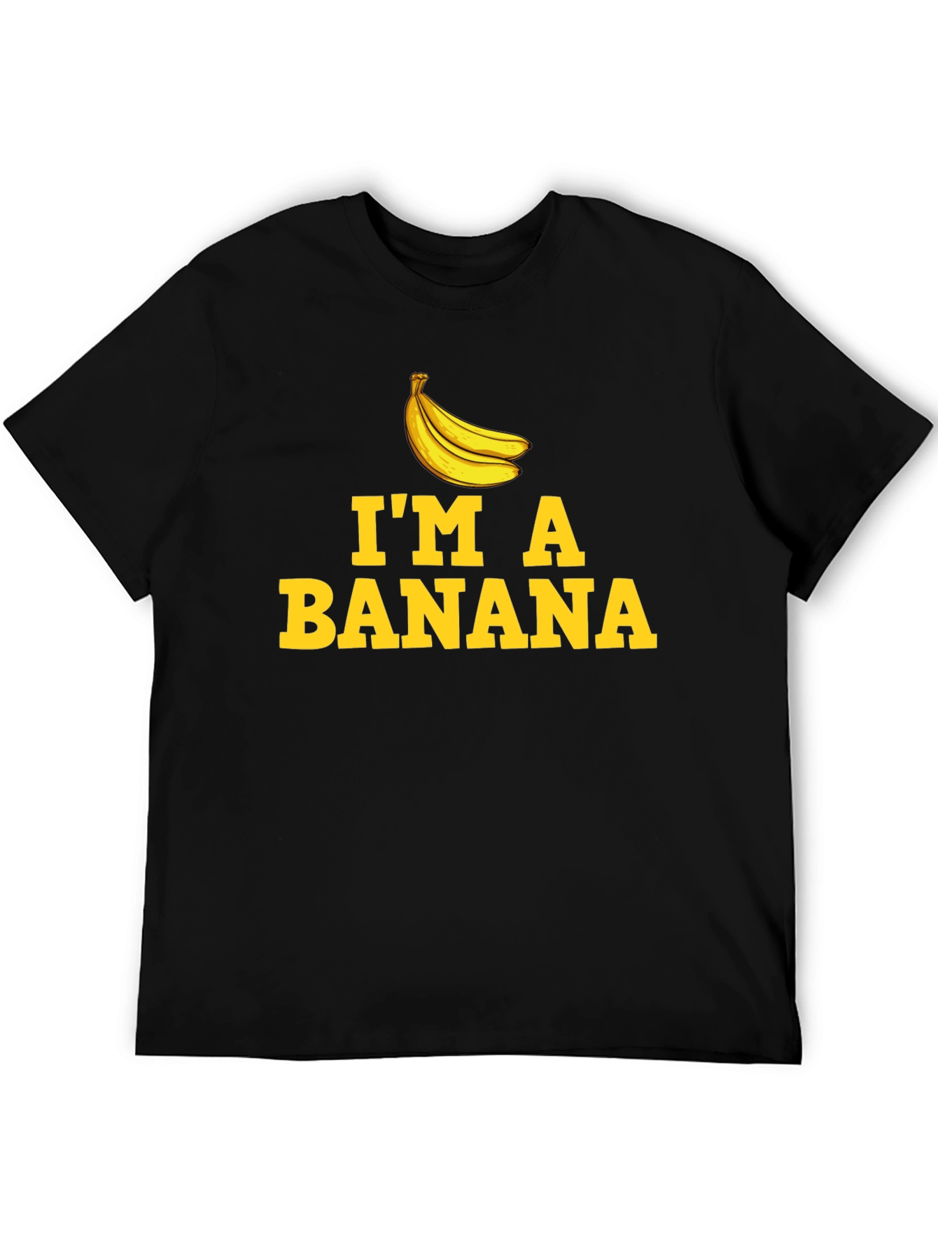 Black I'm a Banana T-Shirt - Novelty Graphic Tee view 5