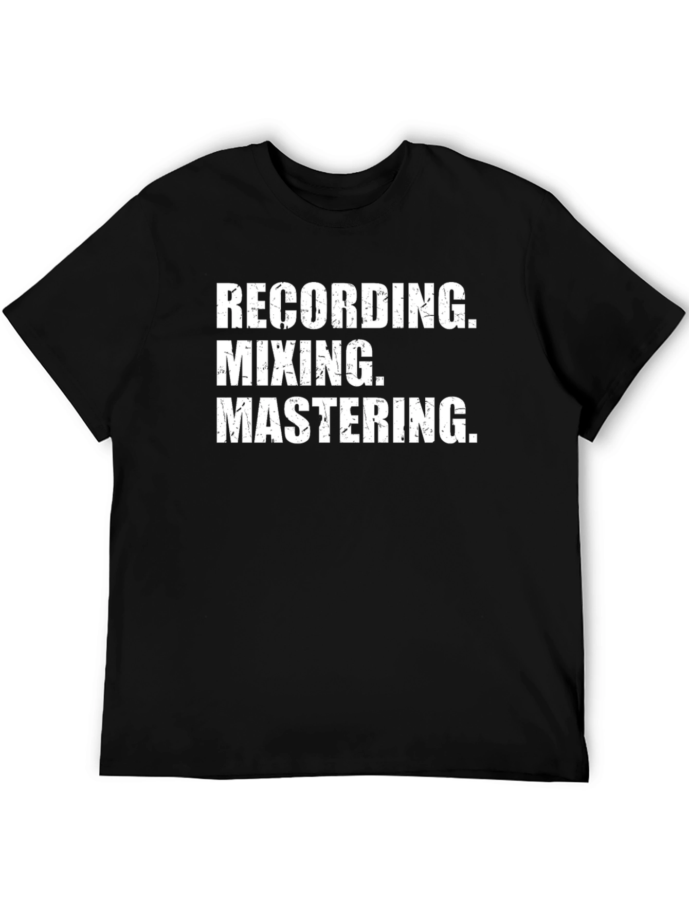 Black Recording Mixing Mastering T-Shirt view 5