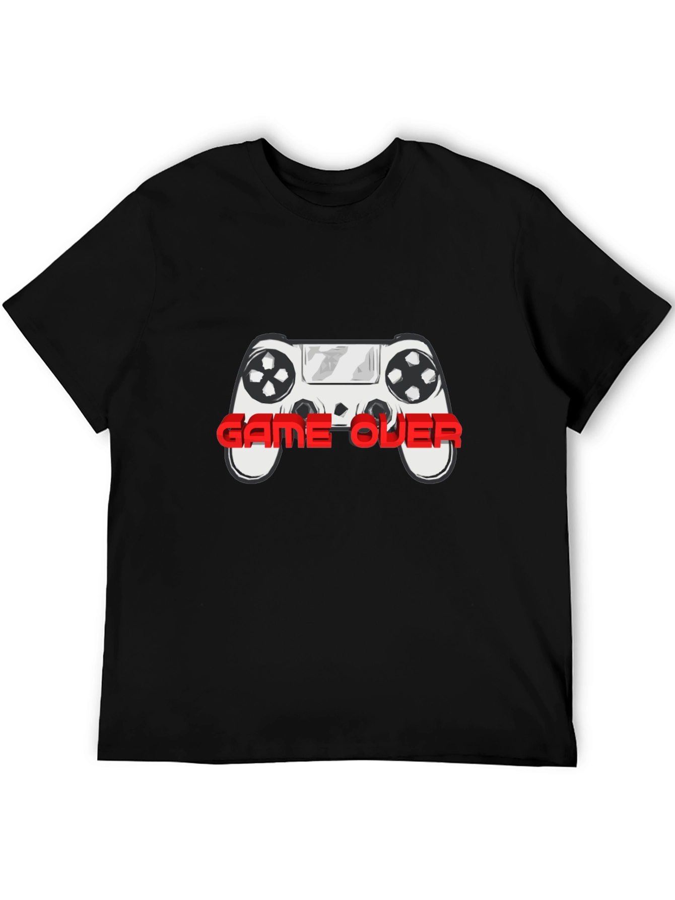 Black Game Over T-Shirt - Gamer Style view 5