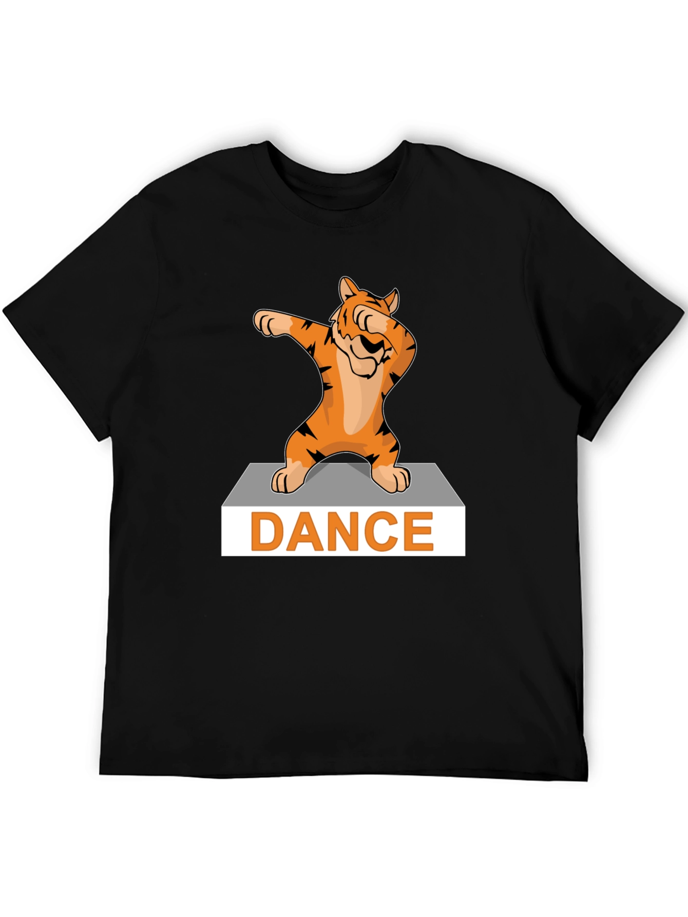 Black Dabbing Tiger Graphic Tee - Dance Edition view 5