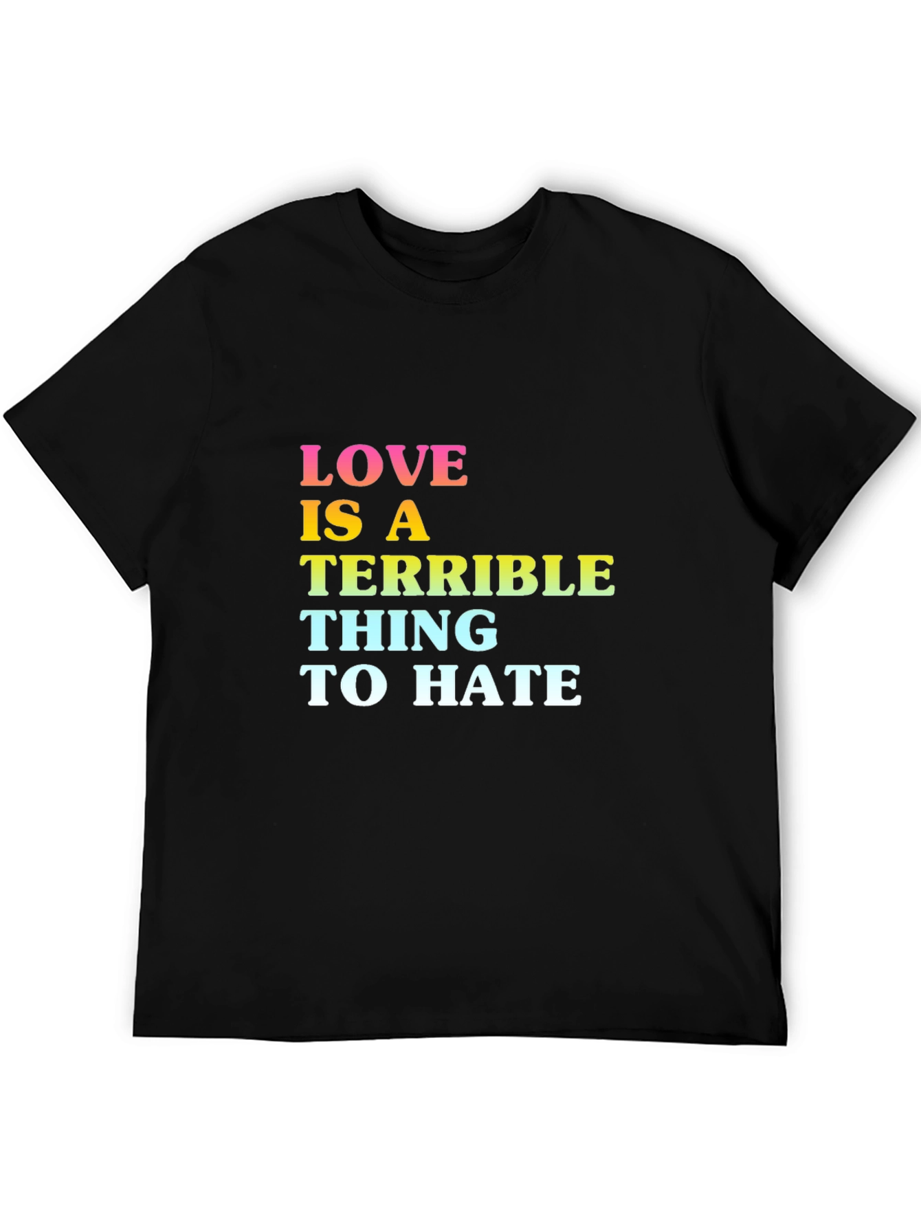 Black Love Is A Terrible Thing To Hate T-Shirt view 5