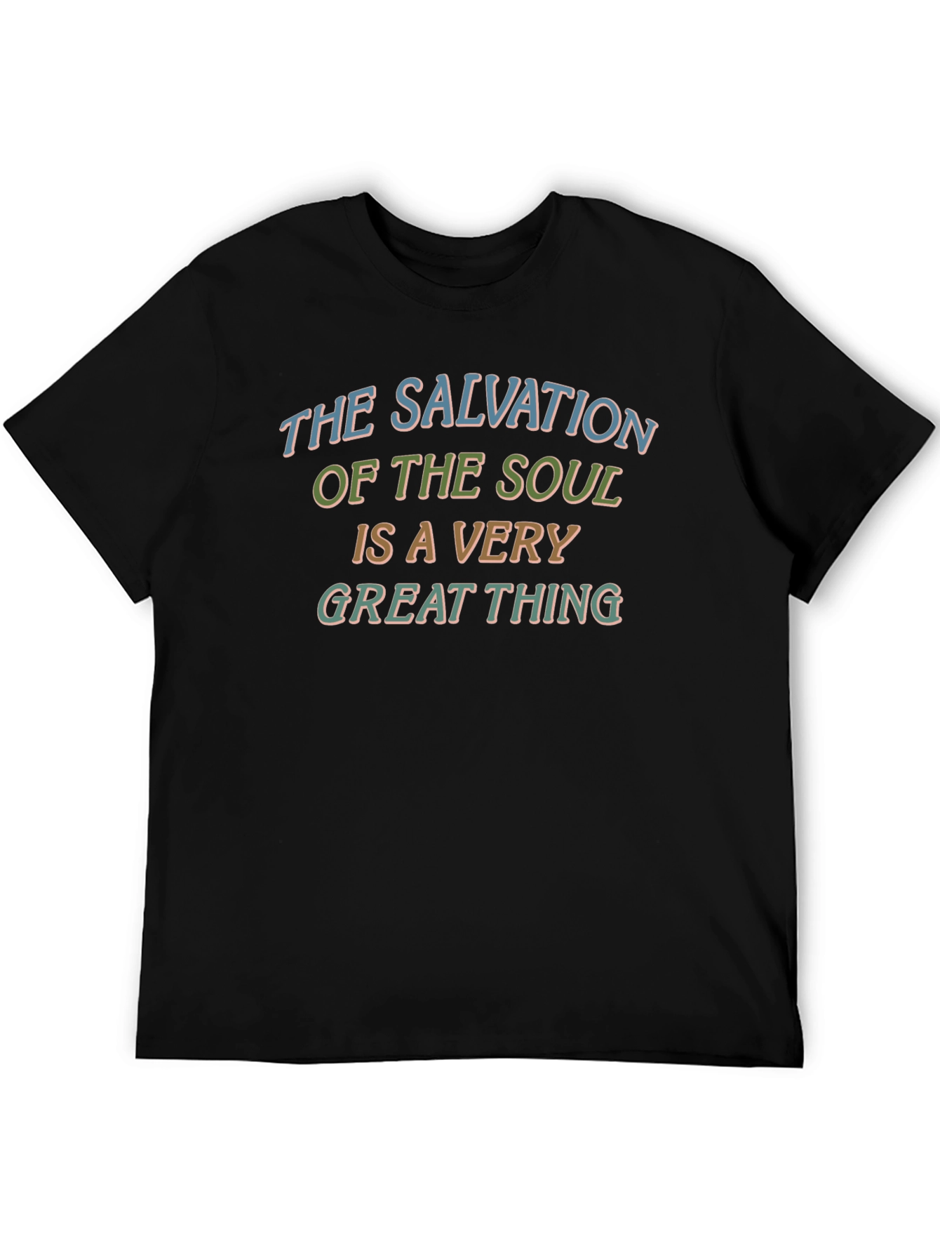 Black Salvation of Soul Graphic Tee - Unisex view 5