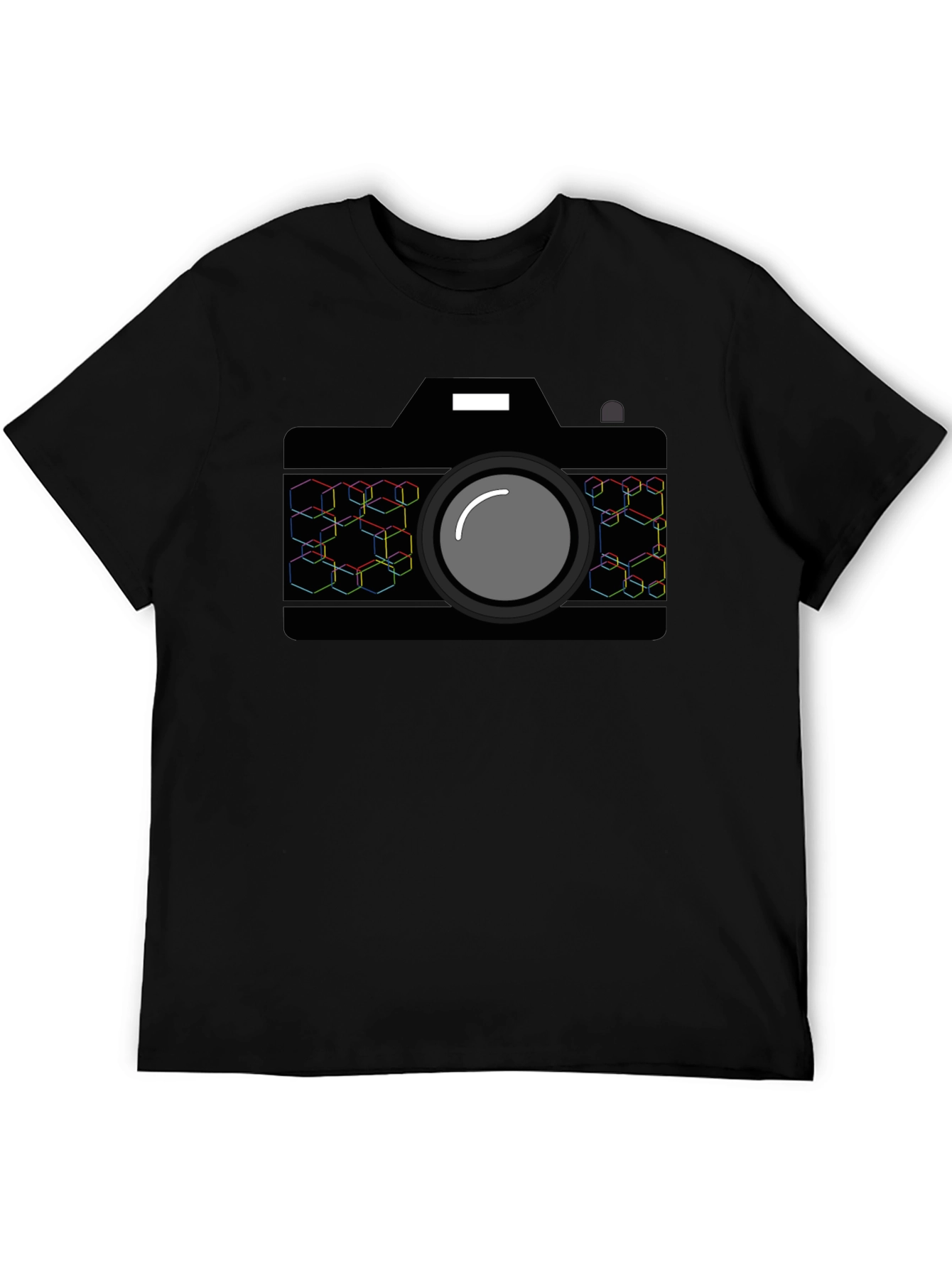 Black Camera Graphic Tee - Black view 5