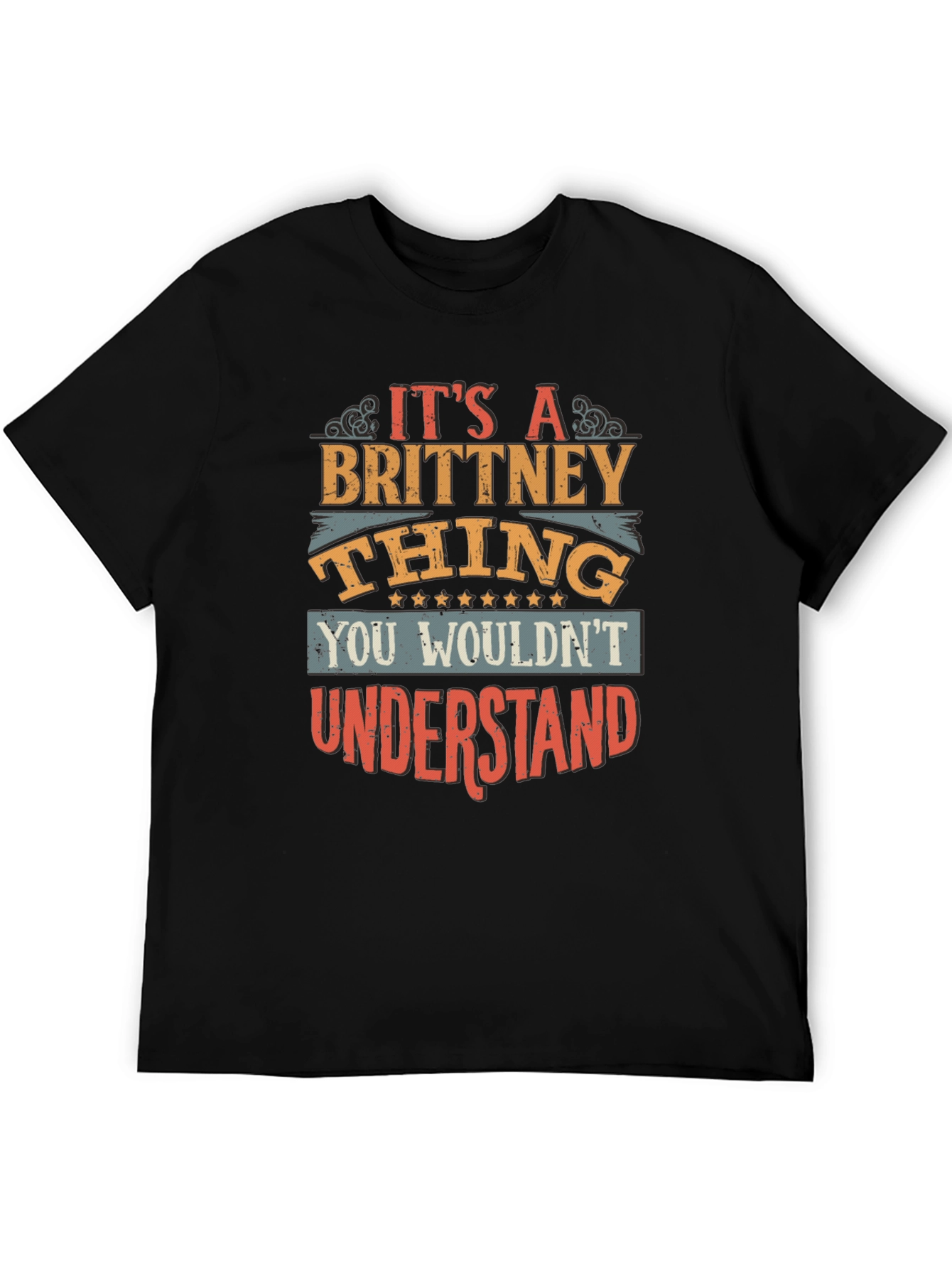 Black It's a Brittney Thing T-Shirt view 5