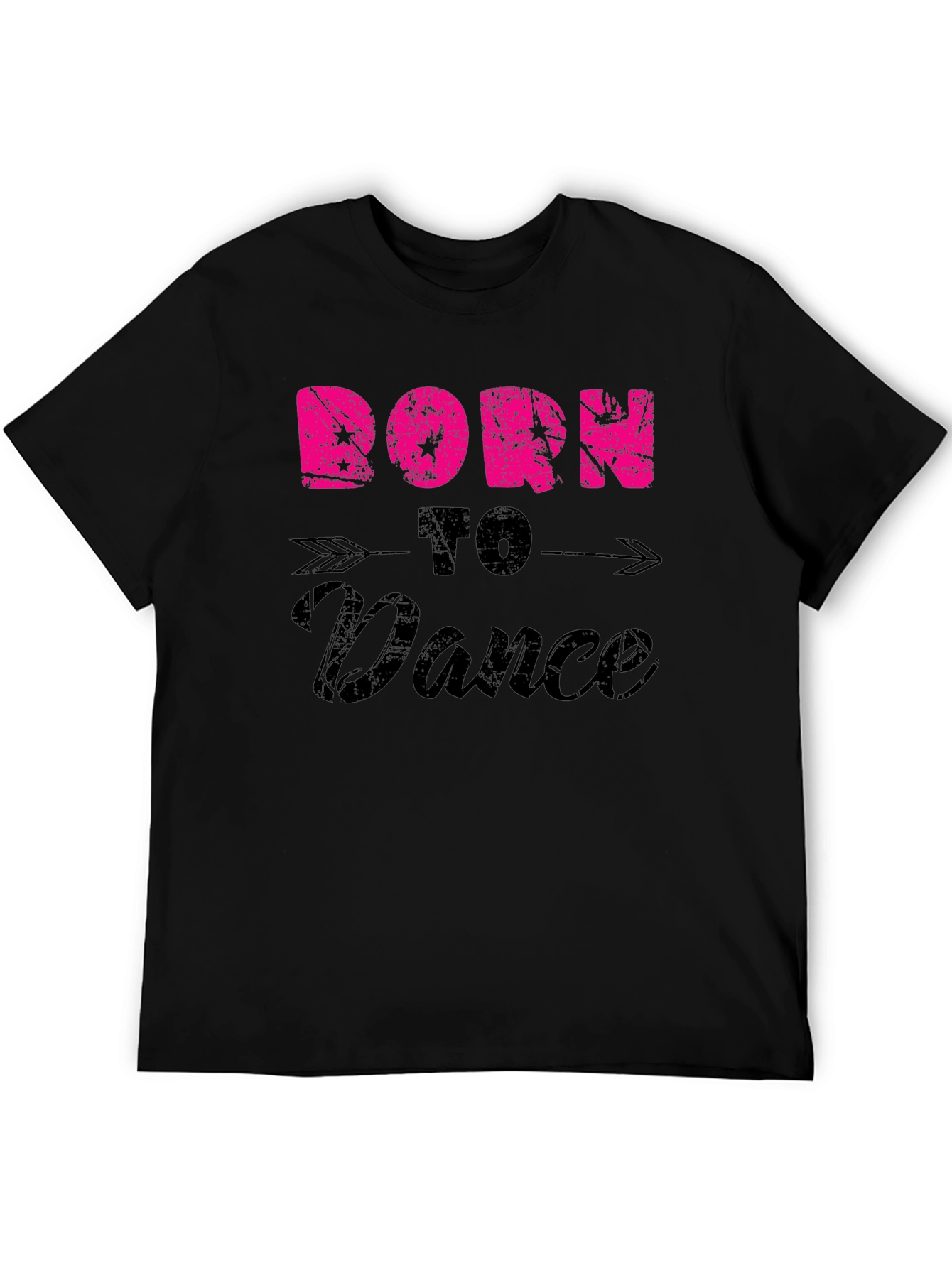 Black Born To Dance Graphic T-Shirt view 5