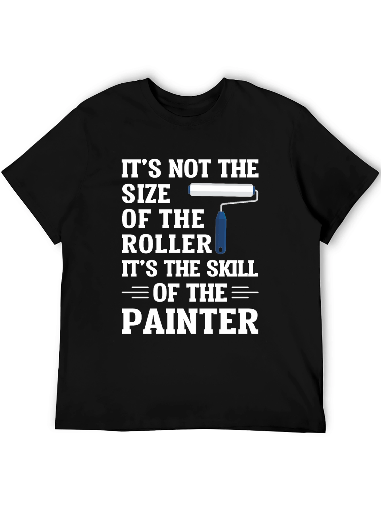 Black Painter Skill T-Shirt - Funny Painter Gift view 5