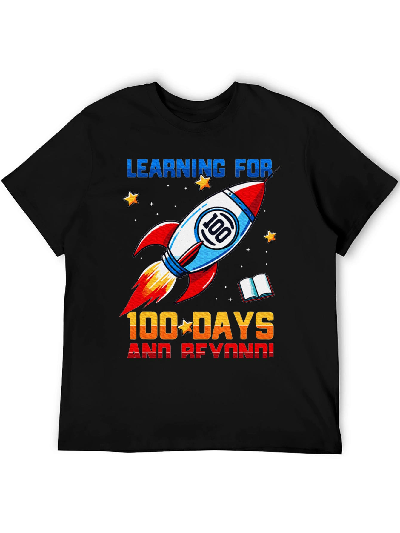 100 Days of School Rocket T-Shirt - 5