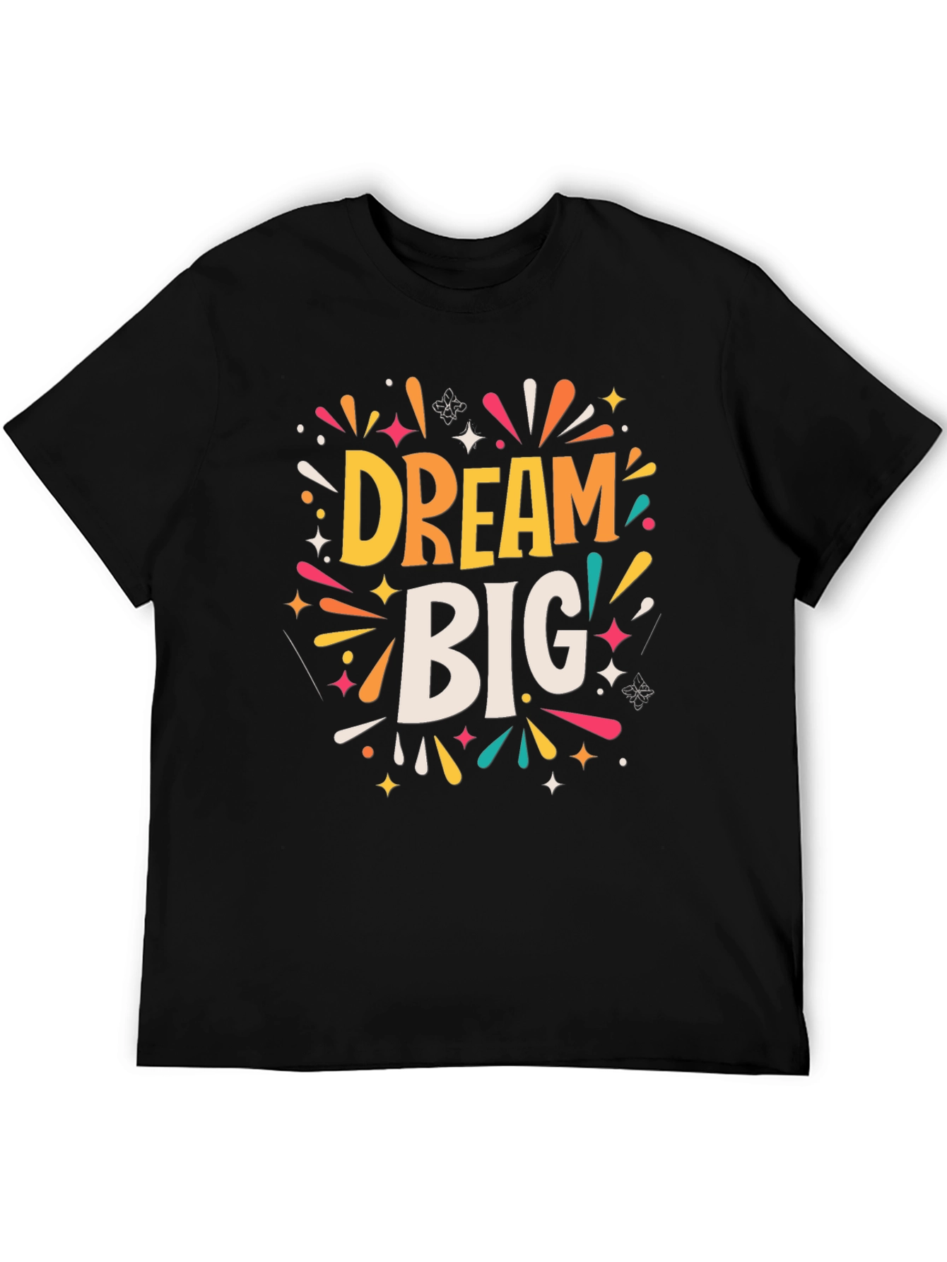 Black Dream Big Graphic Tee view 5