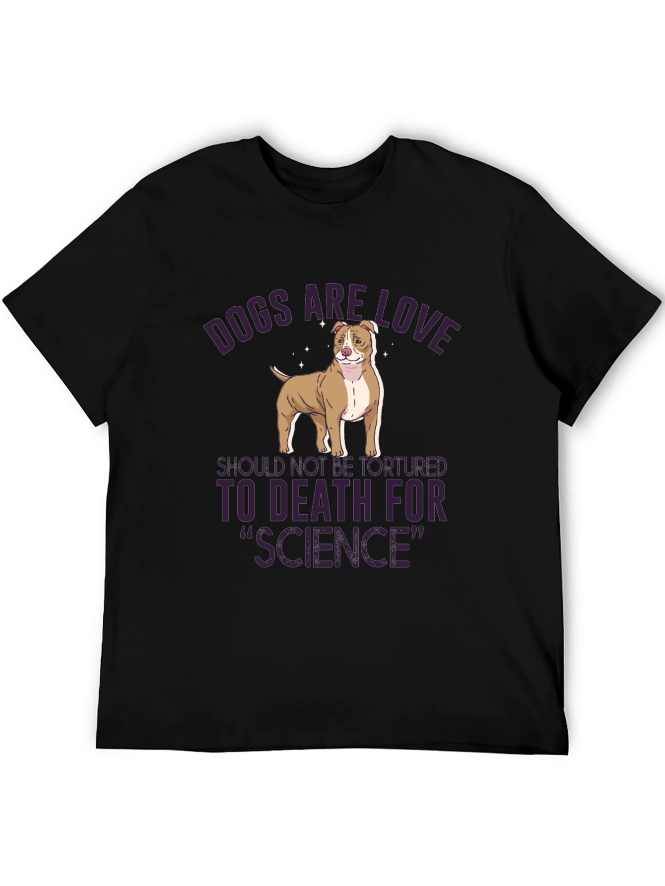 Black Dogs Are Love T-Shirt - Animal Rights Tee view 5