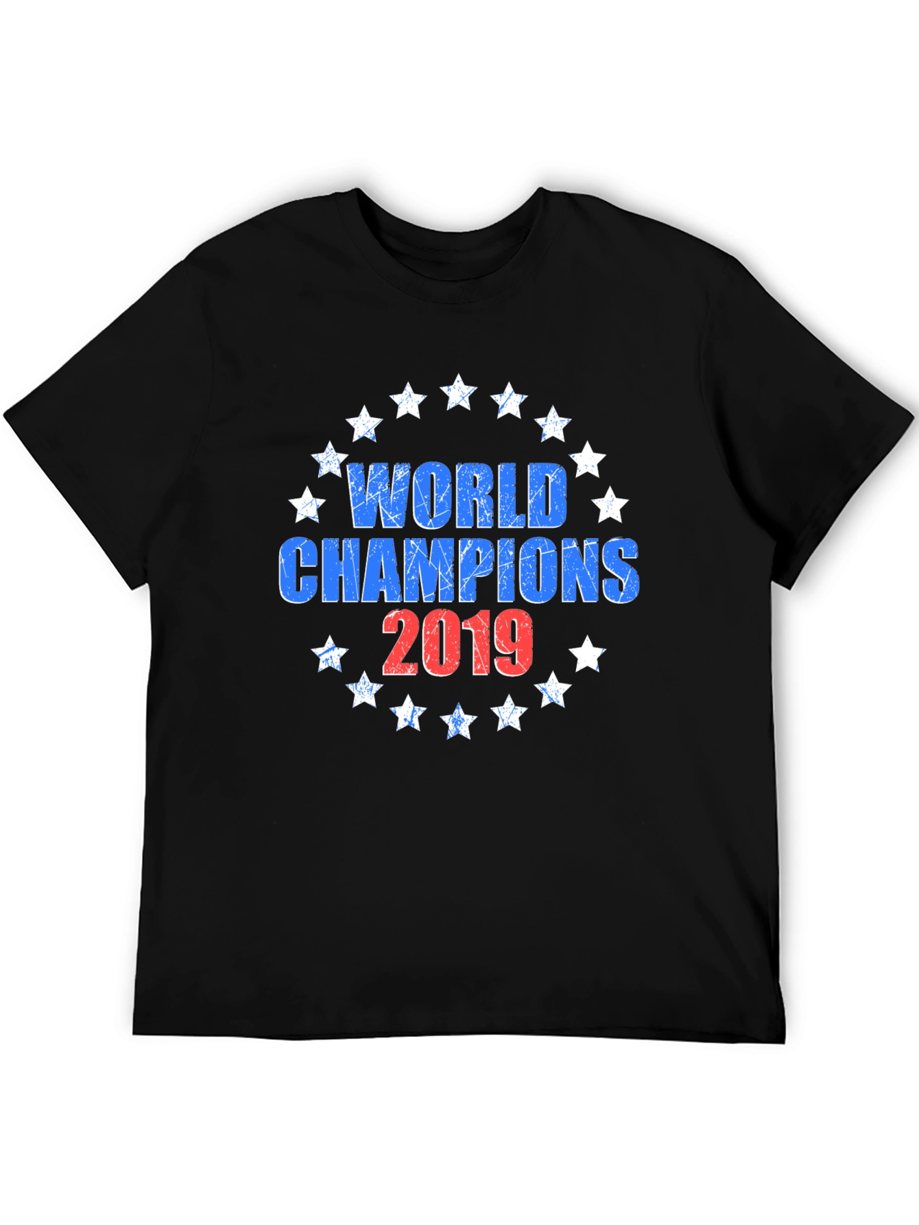 Black World Champions 2019 Graphic Tee view 5