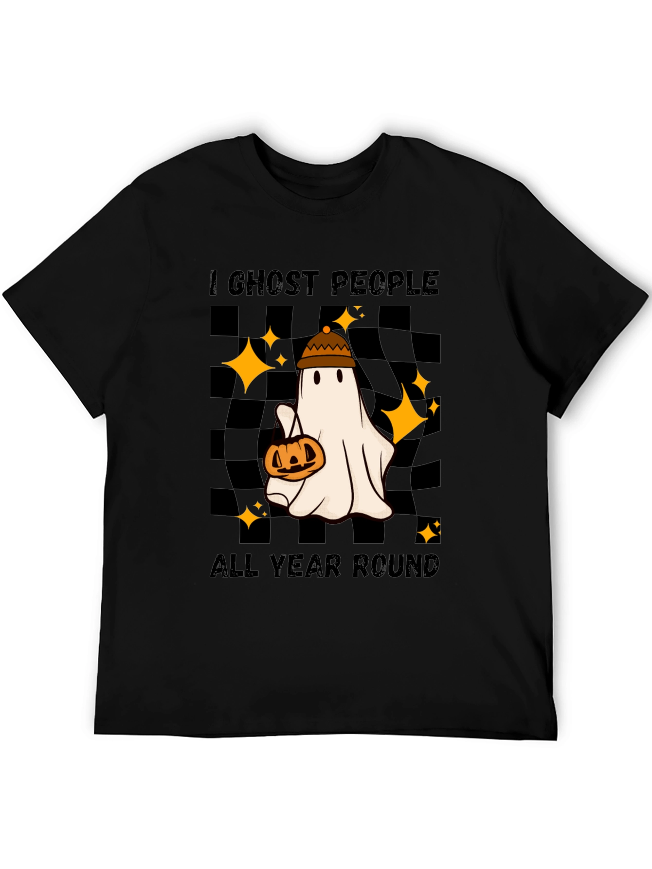 Black I Ghost People All Year Round T-Shirt view 5