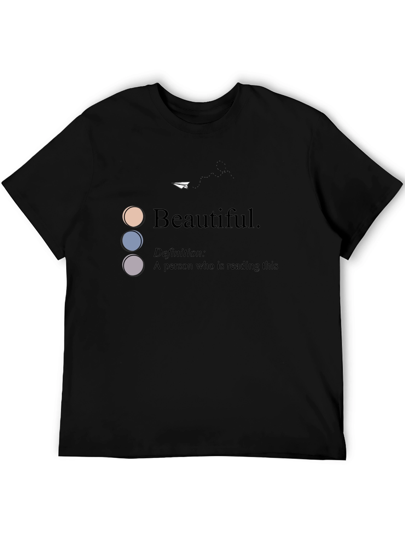 Black Beautiful Definition Graphic Tee - Unique & Stylish view 5