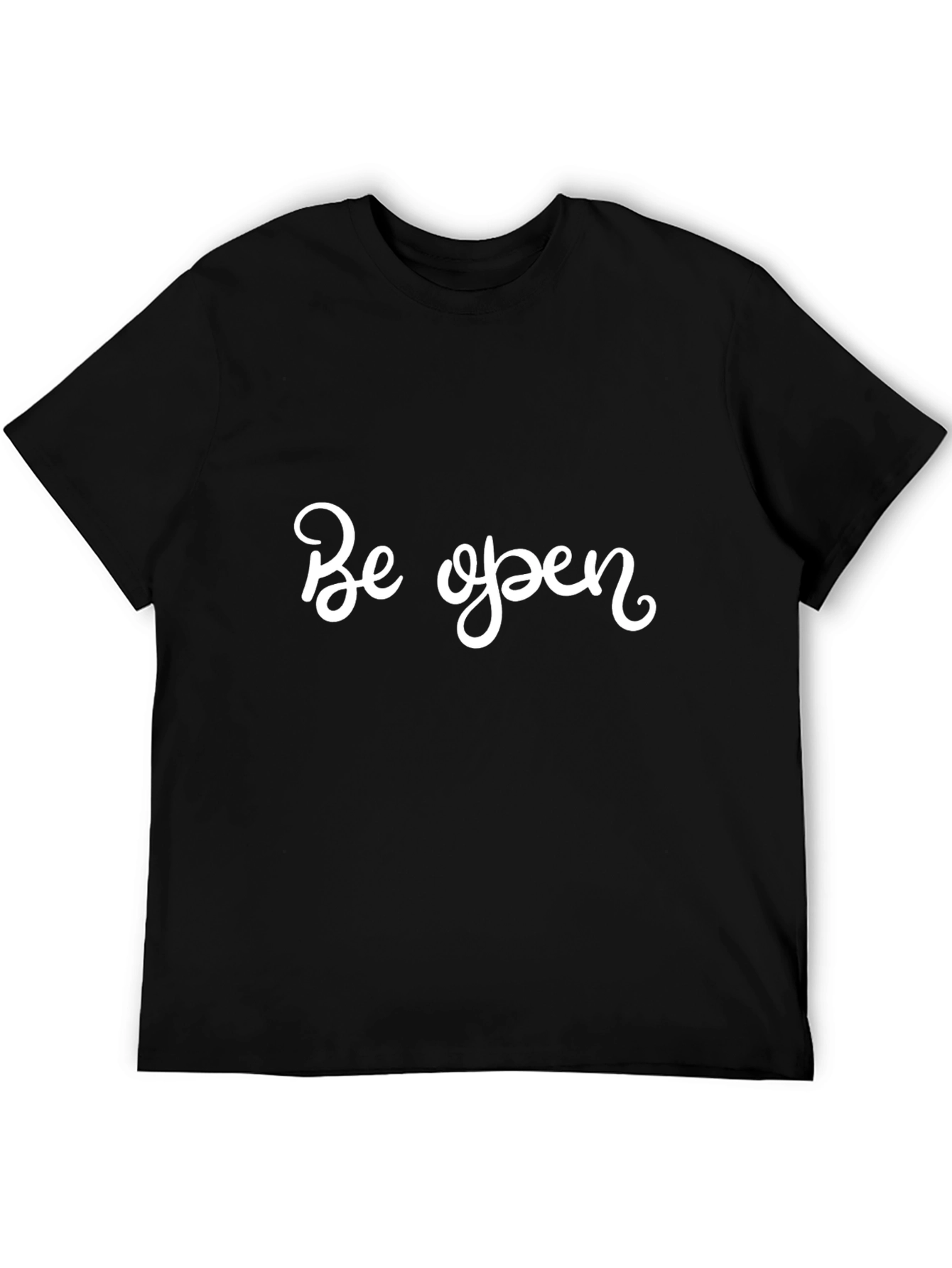 Black Be Open Black Graphic Tee - Men's Short Sleeve Shirt view 5
