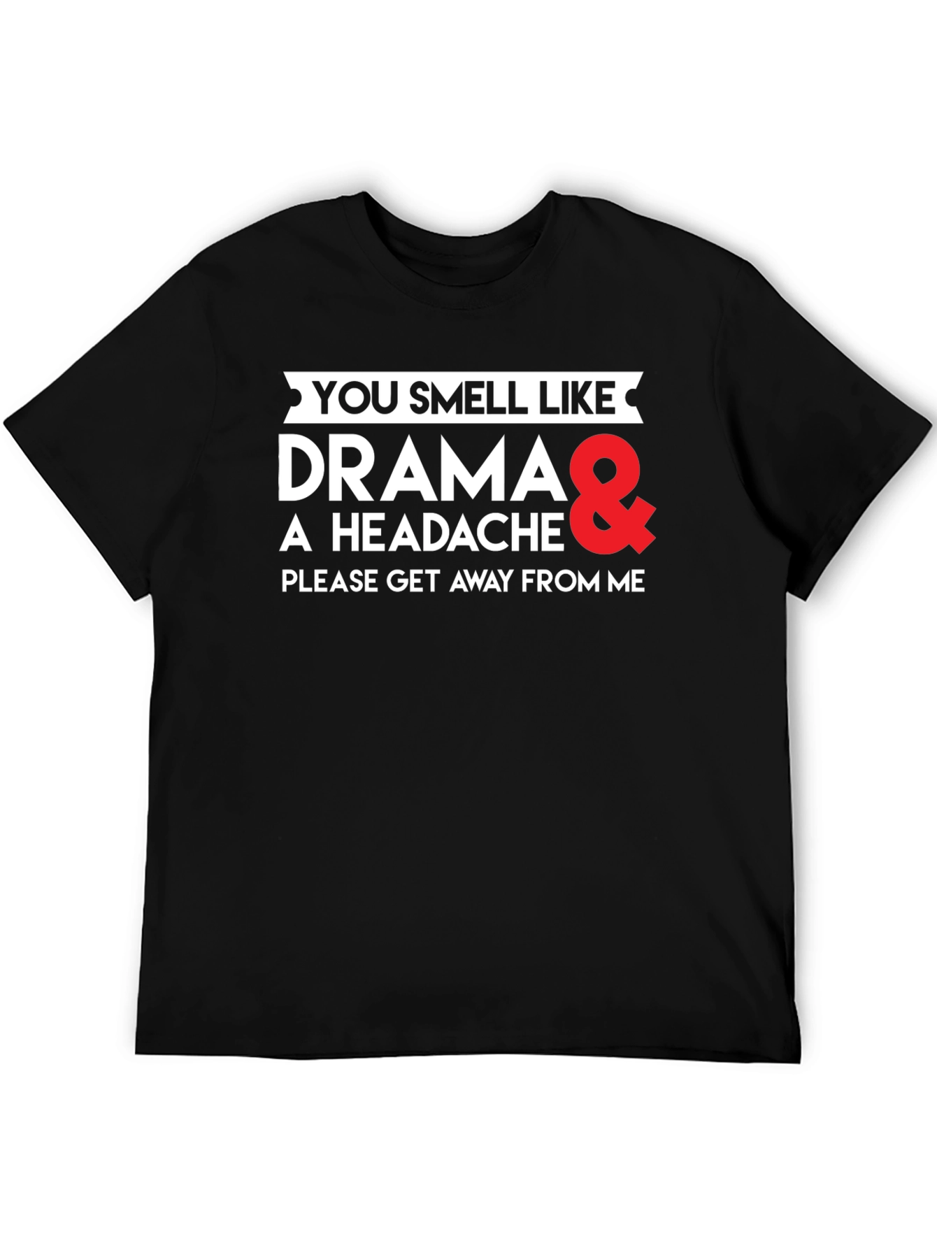 Black Drama Headace T-Shirt - Unisex view 5