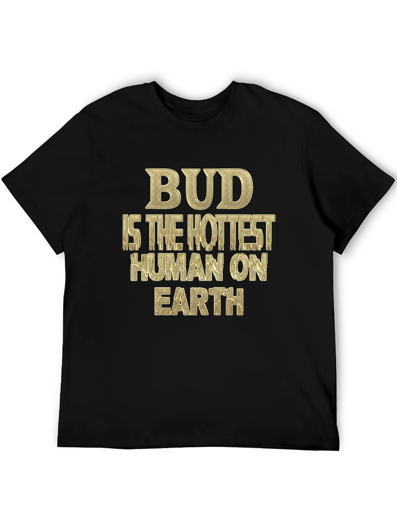 Black Bud Hottest Human T-Shirt - Unique Graphic Tee view 5