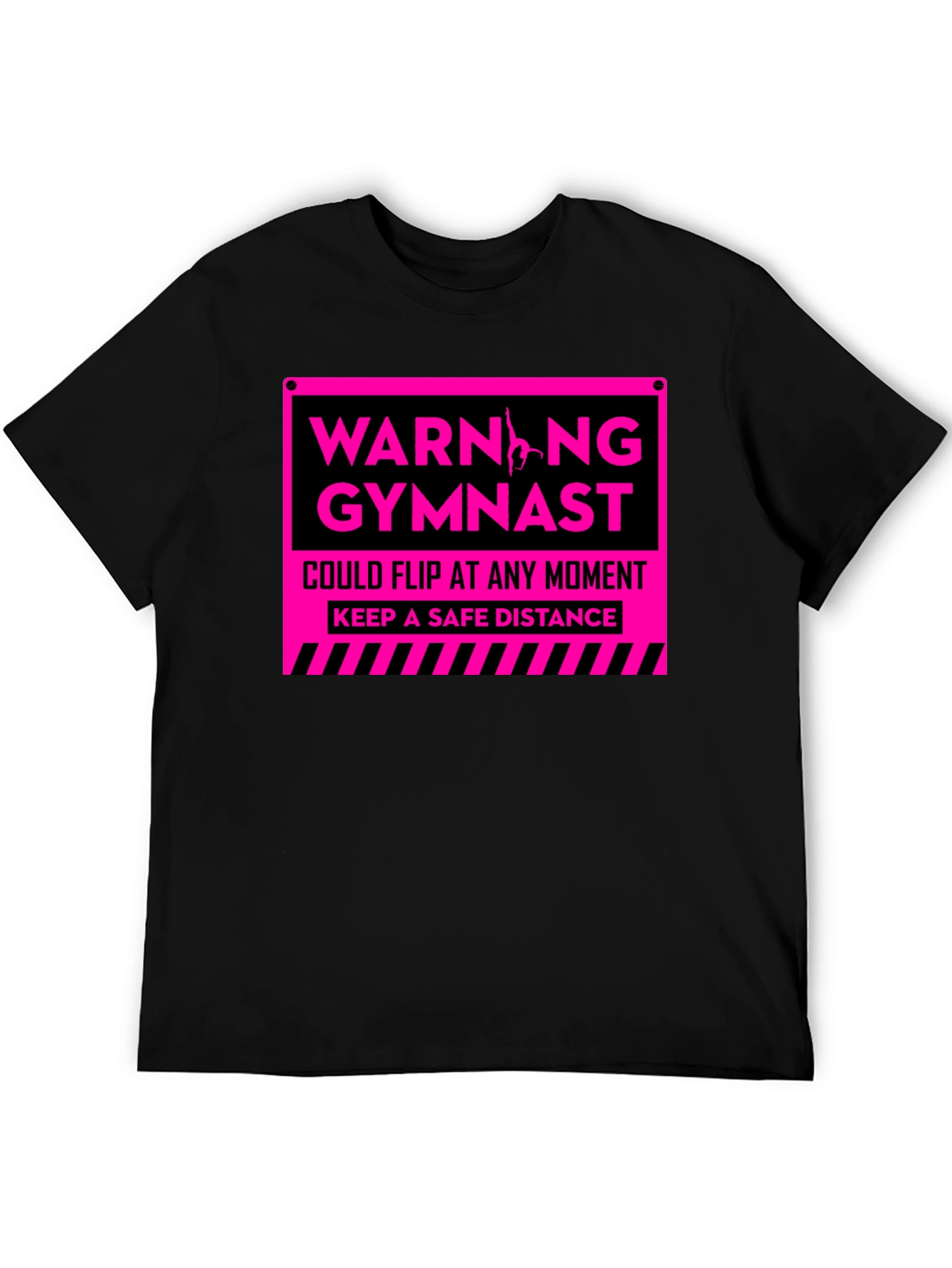 Warning Gymnast T-Shirt - Keep a Safe Distance - 5