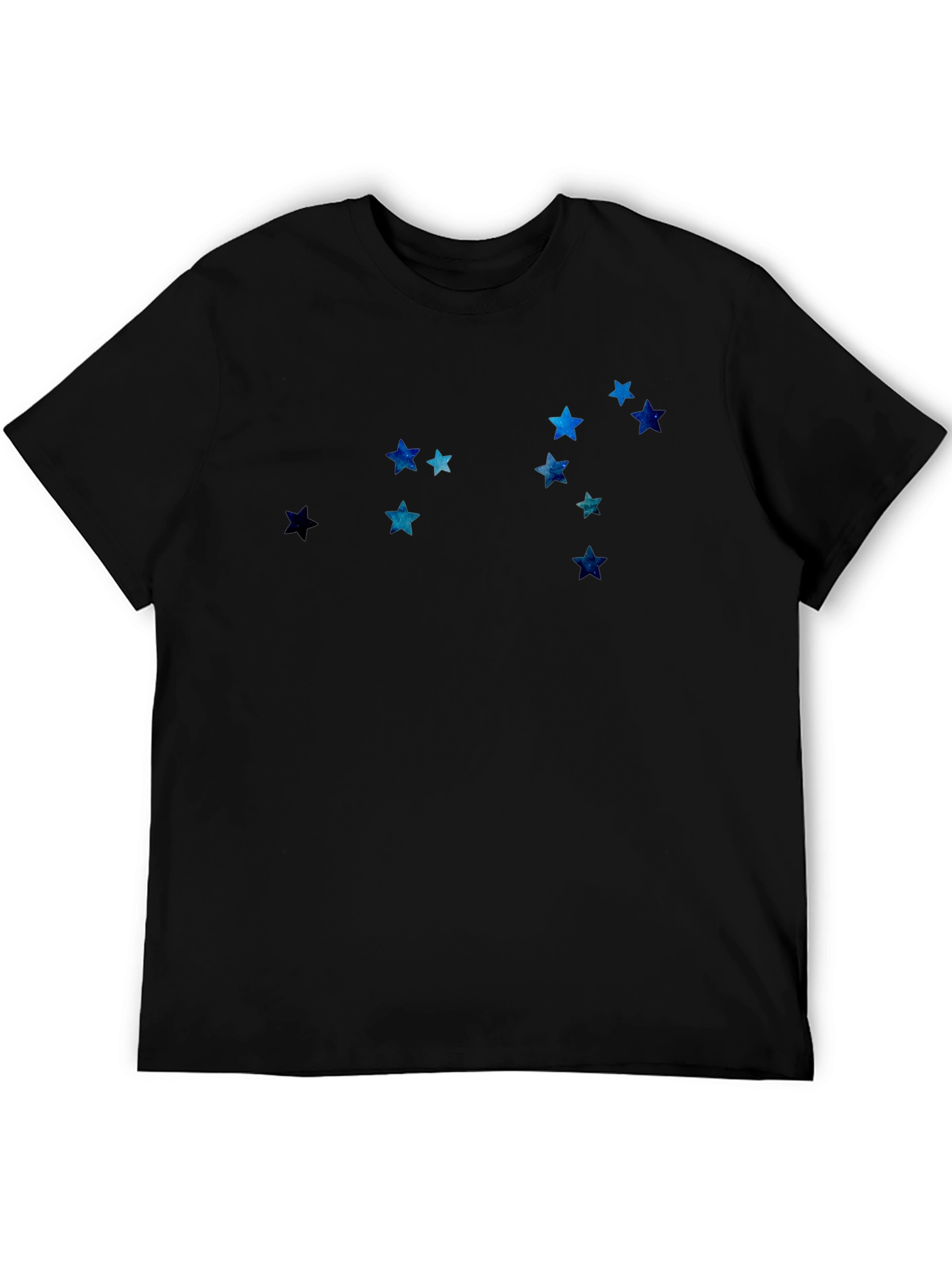 Black Celestial Star Constellation Black Tee view 5