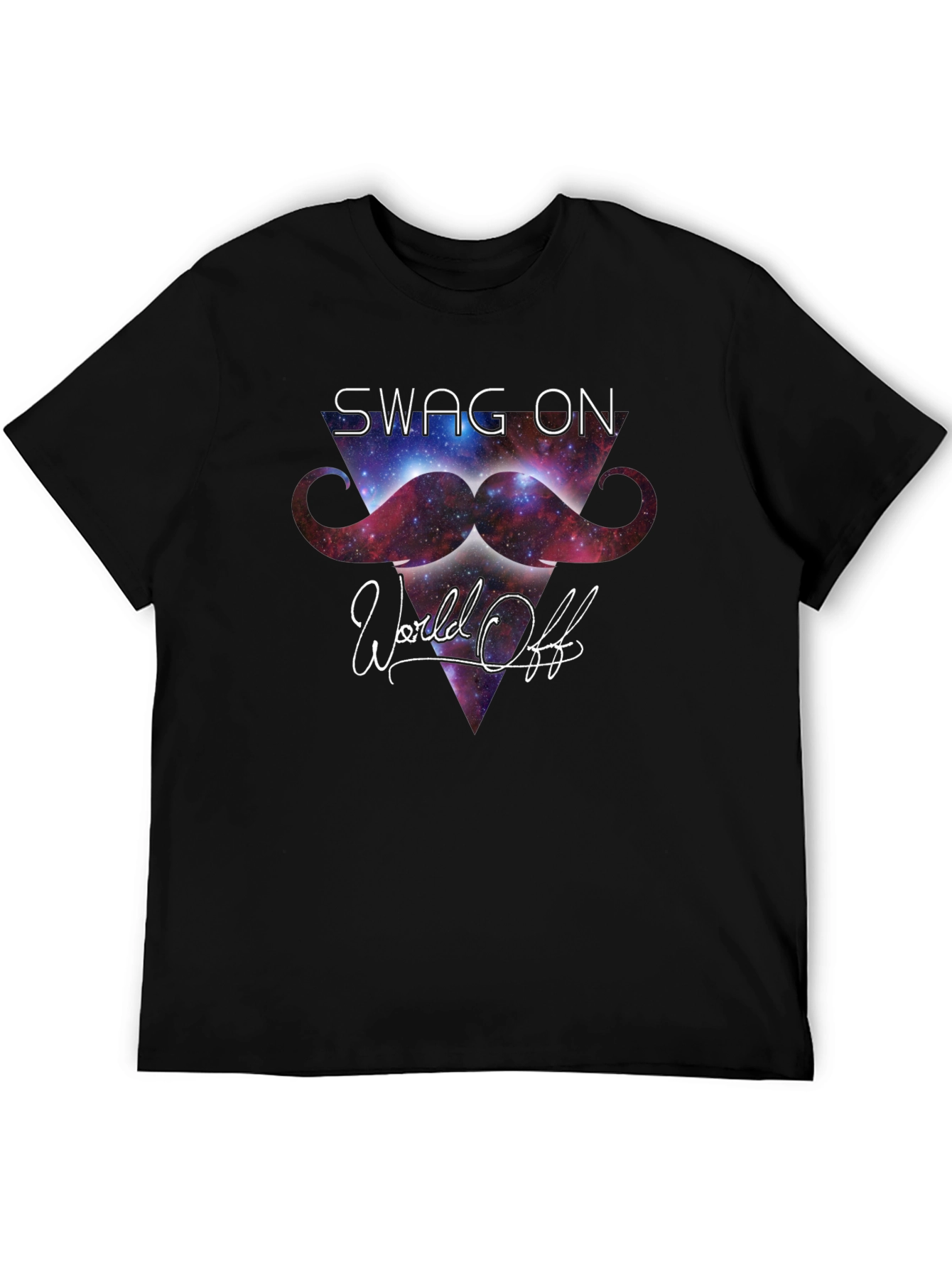 Black Swag On World Off Black Graphic Tee view 5
