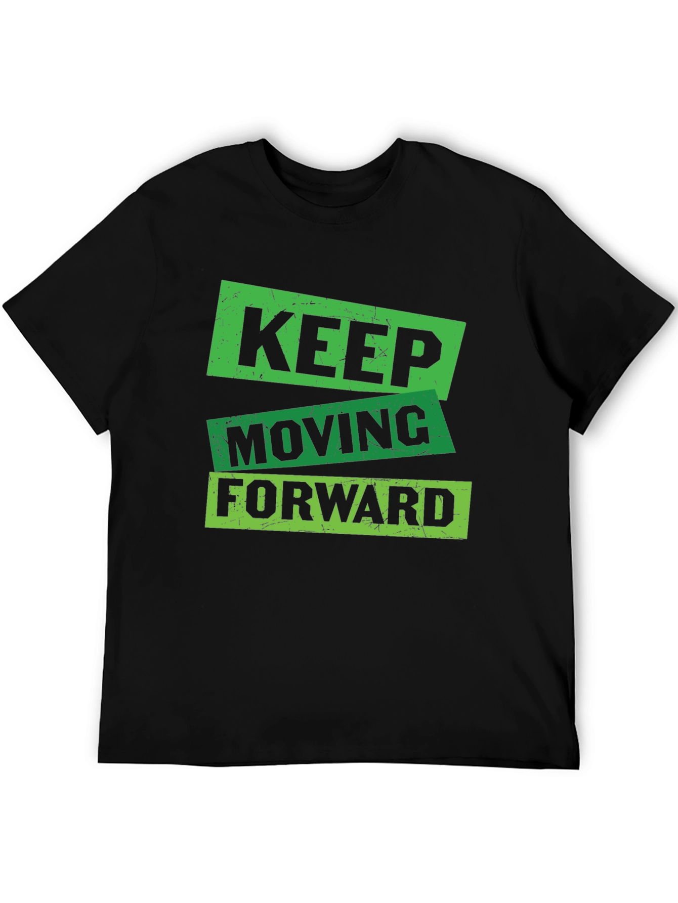 Black Keep Moving Forward Graphic T-Shirt view 5