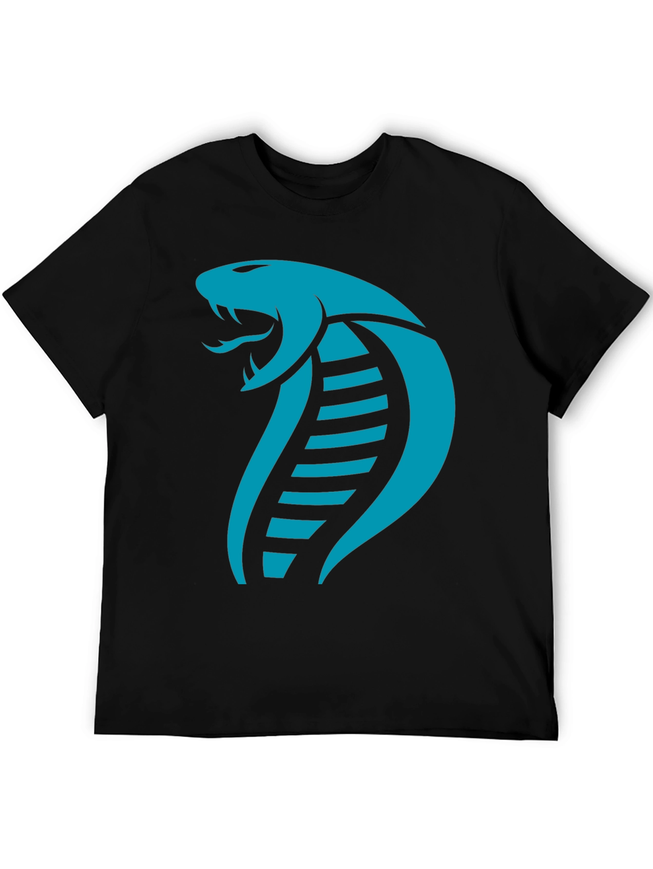 Black Cobra Snake Graphic T-Shirt - Bold Style view 5