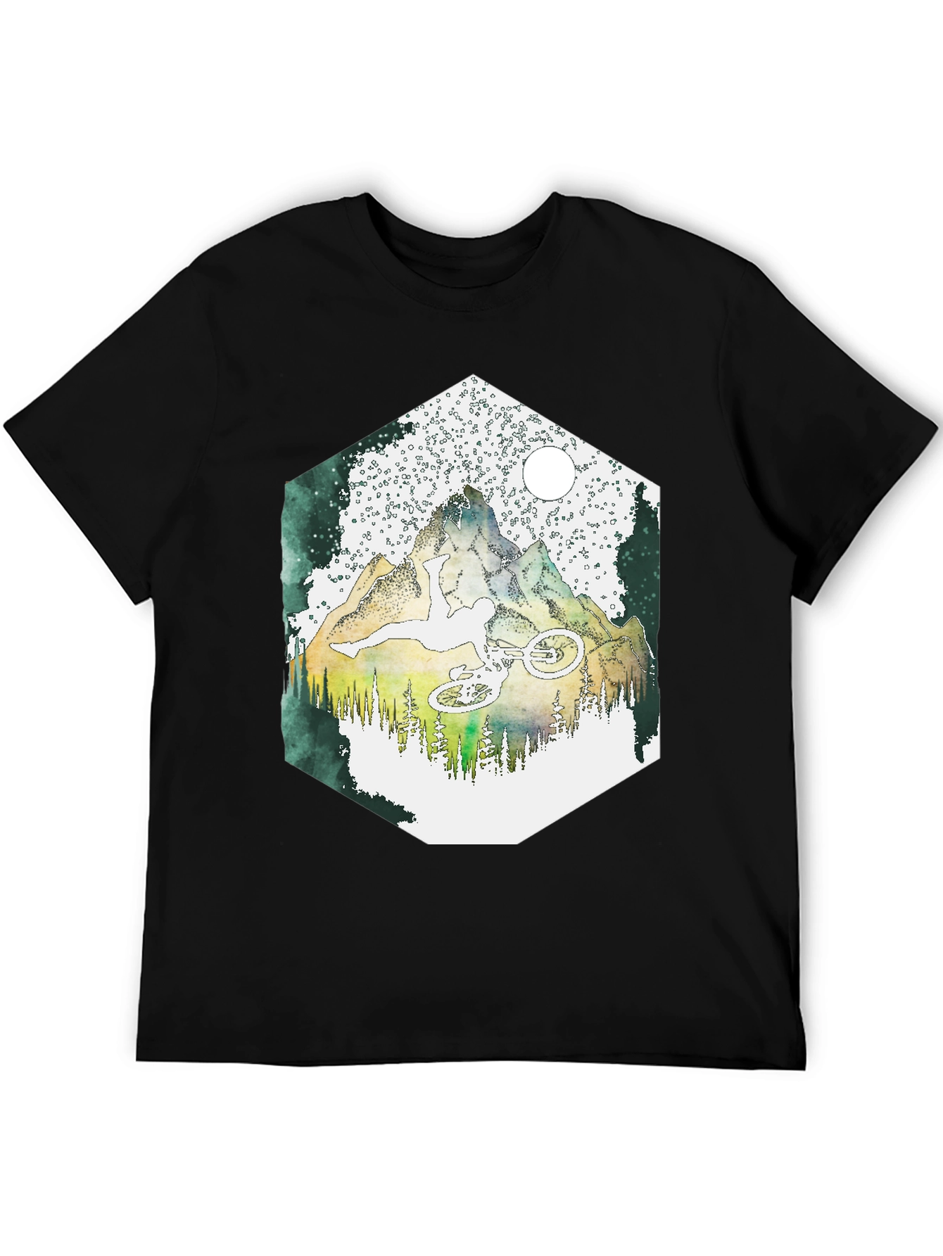 Black Mountain Biker Graphic Tee - Adventure Ready! view 5