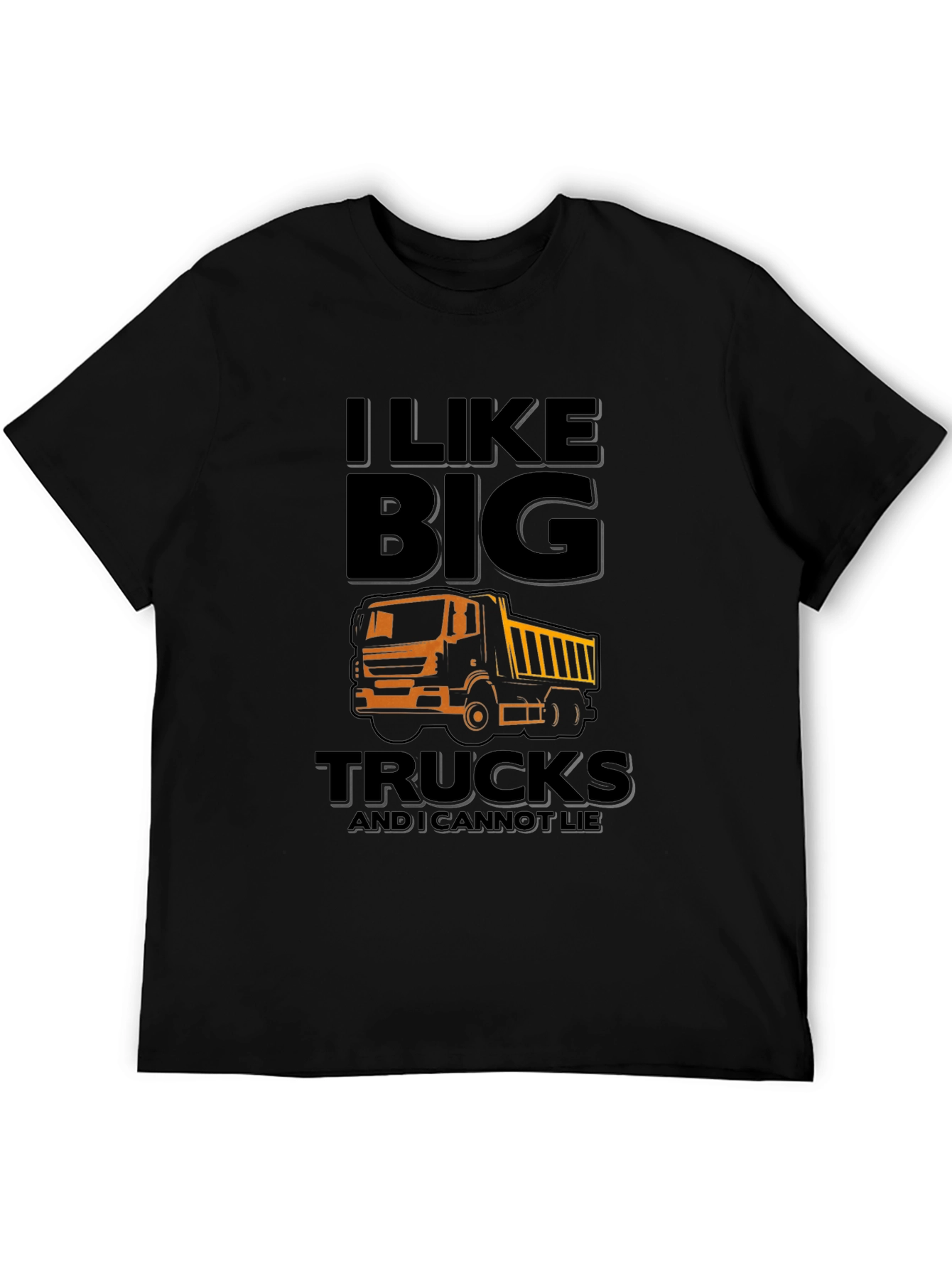 Black I Like Big Trucks T-Shirt view 5