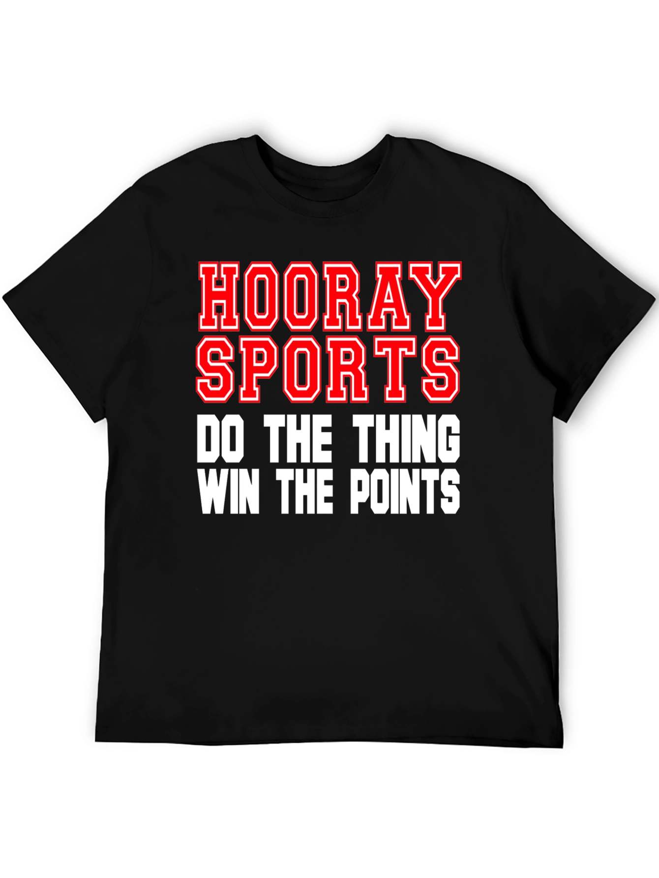 Black Hooray Sports Graphic T-Shirt view 5