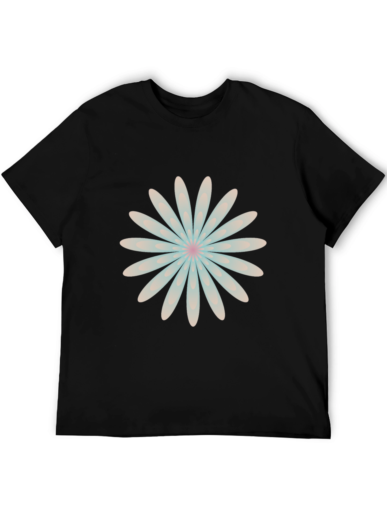 Black Daisy Graphic T-Shirt - Stylish Casual Wear view 5