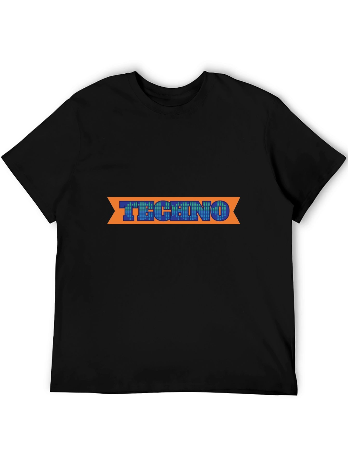 Black Techno Music Fan T-Shirt - Stylish Black Tee view 5