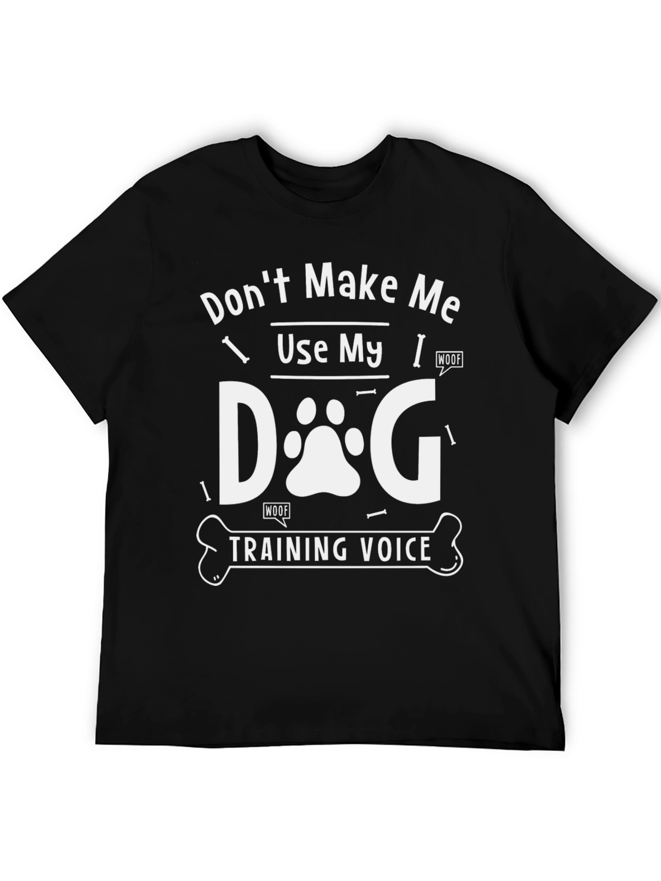 Black Dog Training Voice T-Shirt view 5