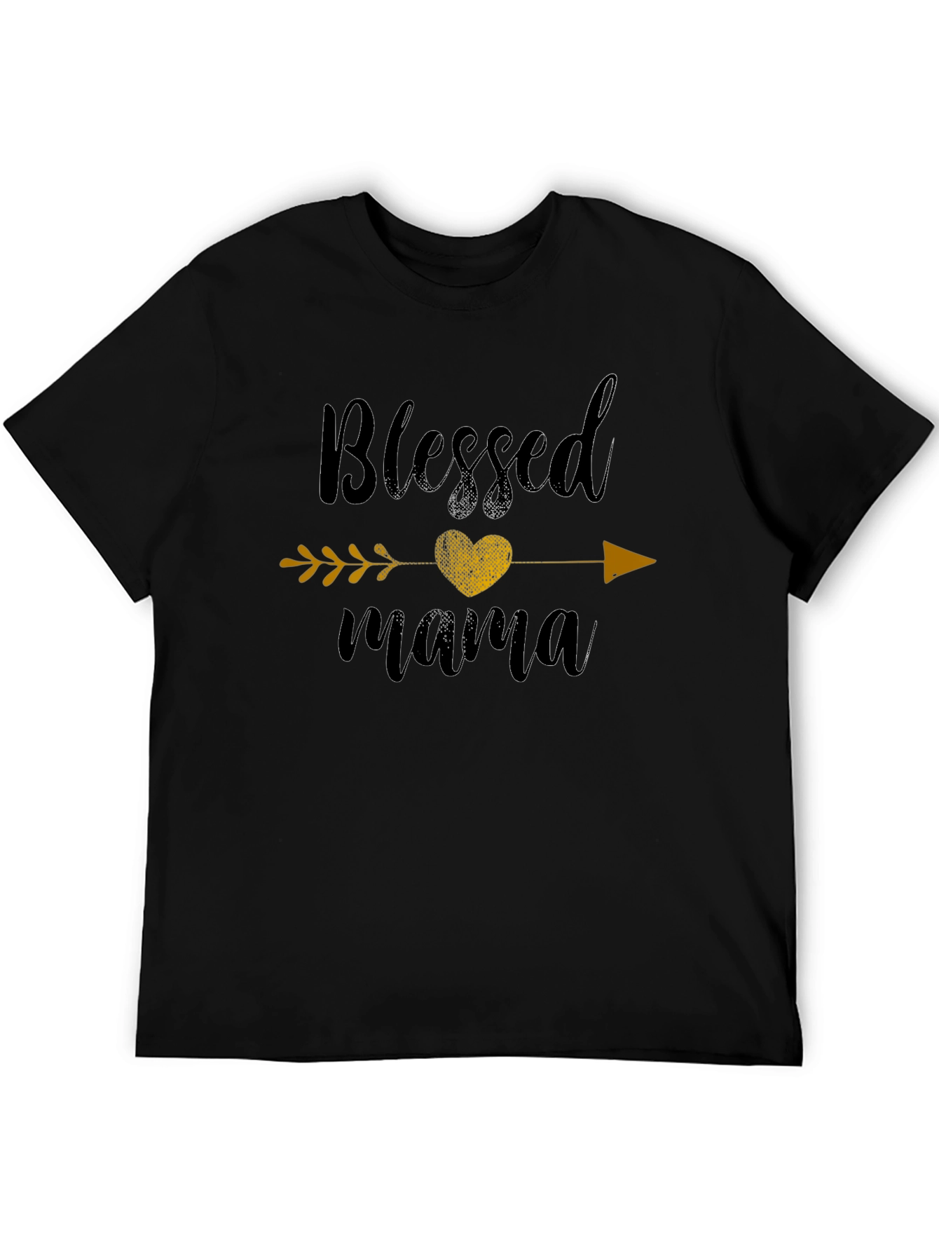 Blessed Mama T-Shirt - Arrow Heart Graphic Tee - 5