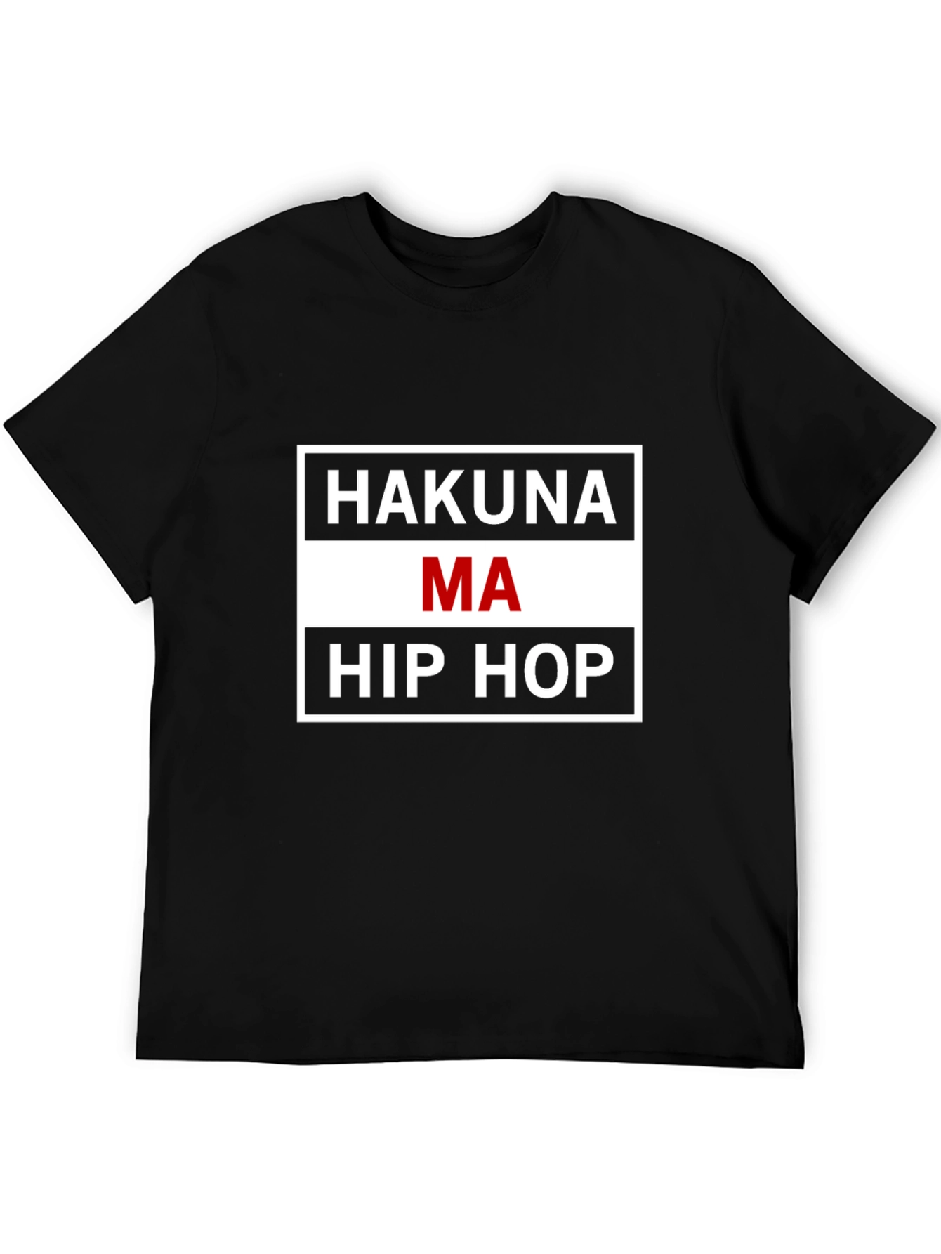 Hakuna Ma Hip Hop Black T-Shirt - 5