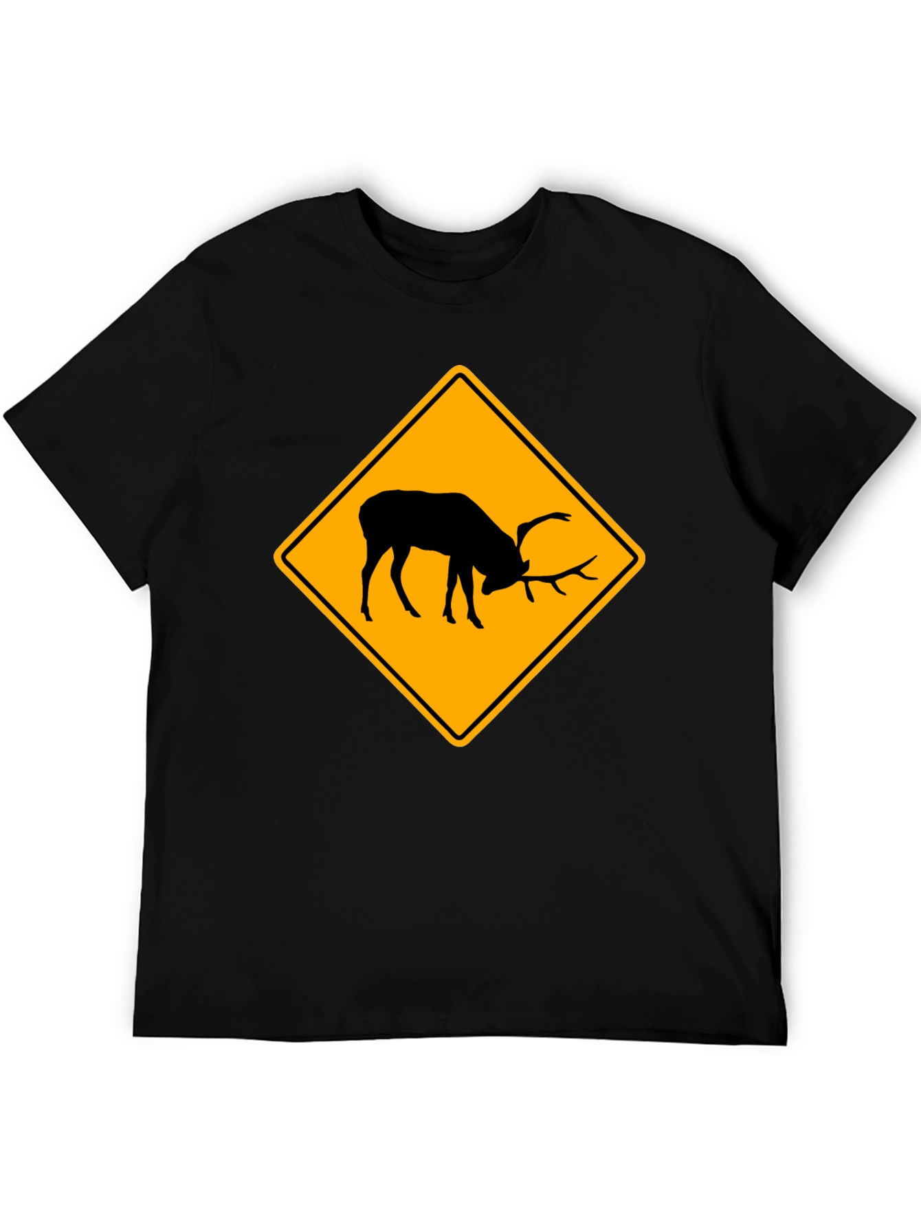 Black Elk Crossing Black T-Shirt - Wildlife Tee view 5
