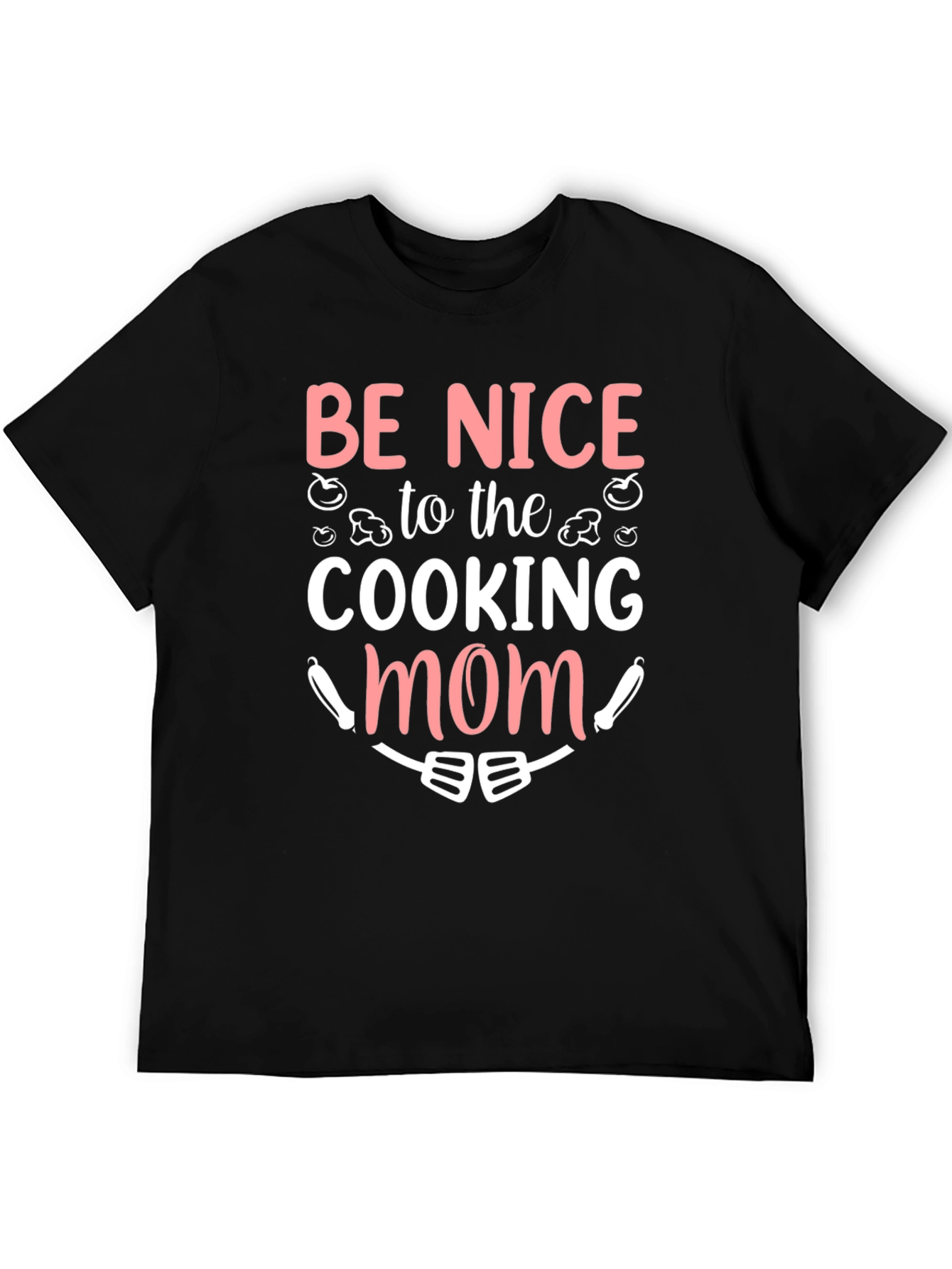 Black Be Nice to the Cooking Mom Graphic Tee view 5