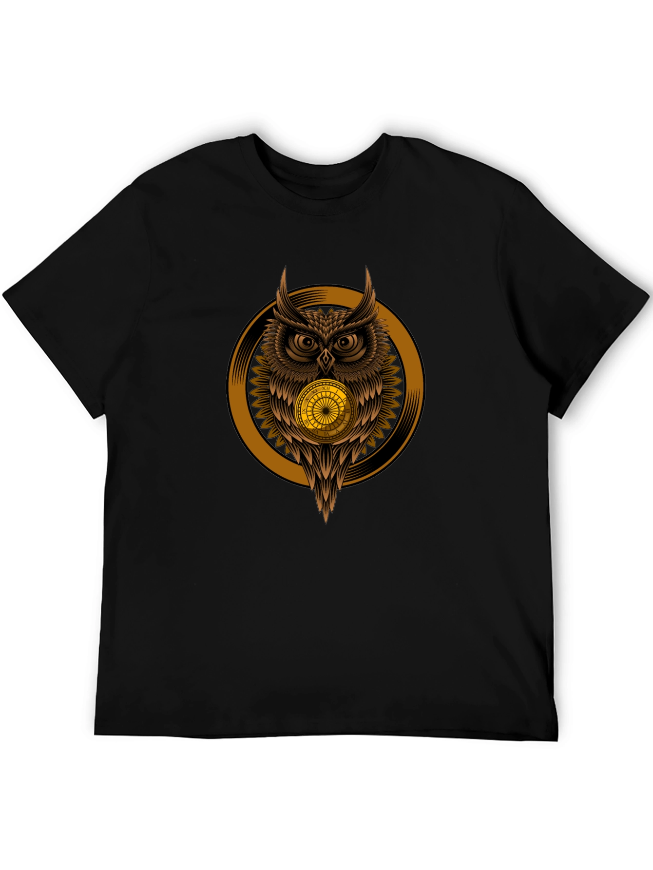Black Owl Time T-Shirt view 5