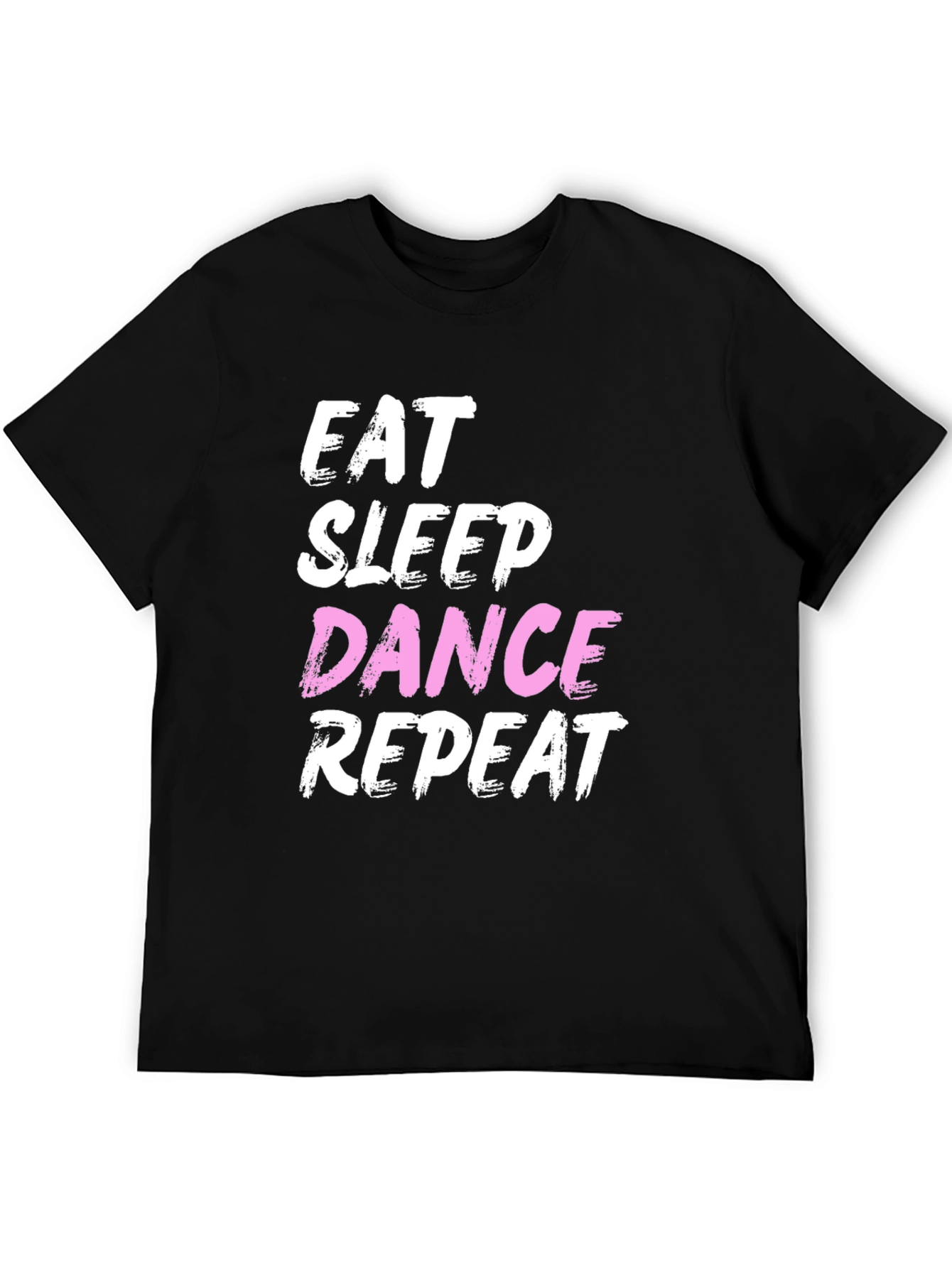 Black Eat Sleep Dance Repeat Graphic Tee view 5