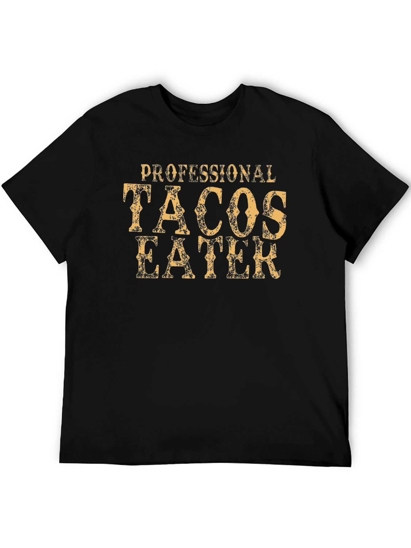 Black Professional Tacos Eater - Graphic Tee view 5