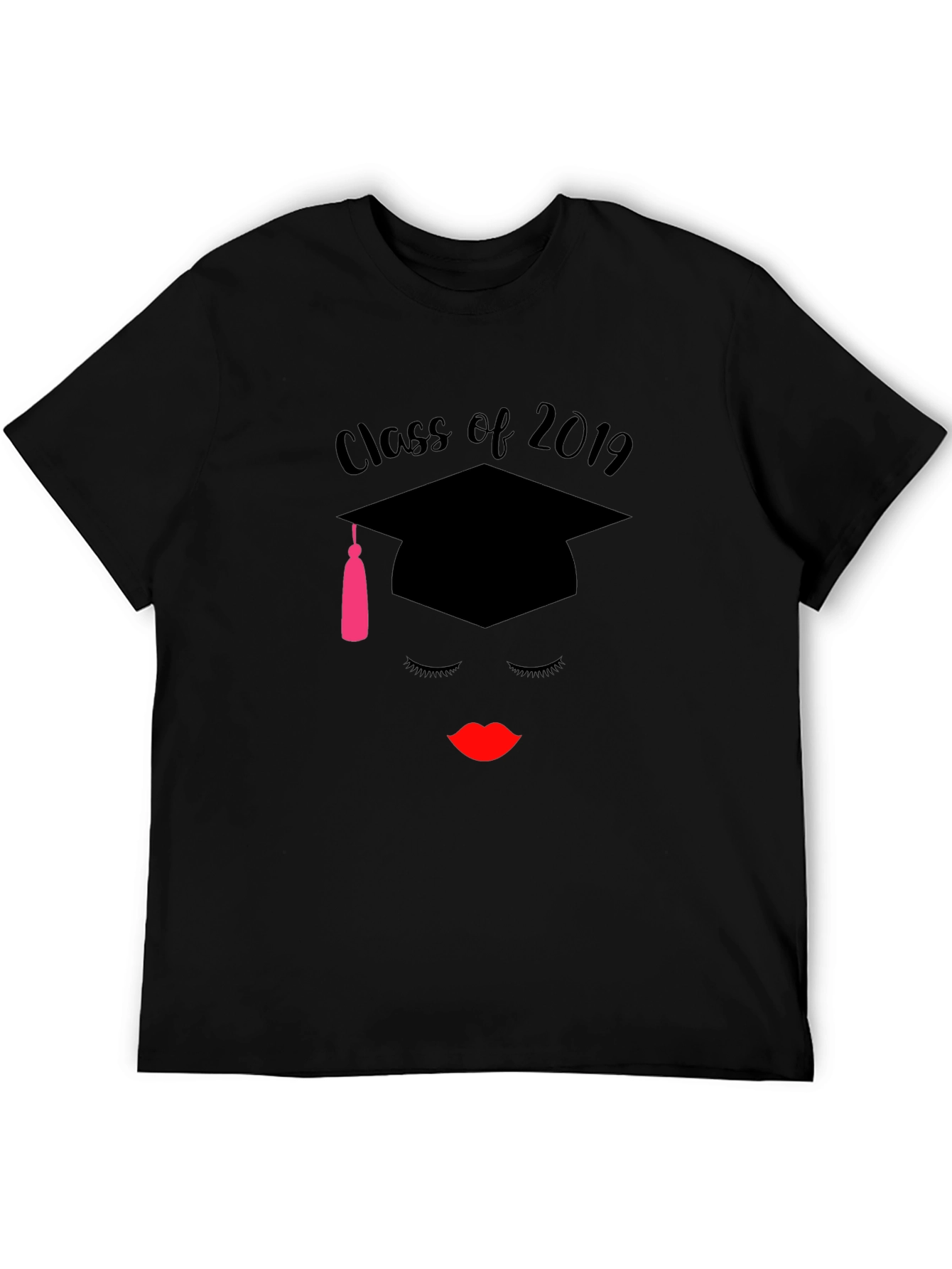 Black Class of 2019 Graduation T-Shirt view 5
